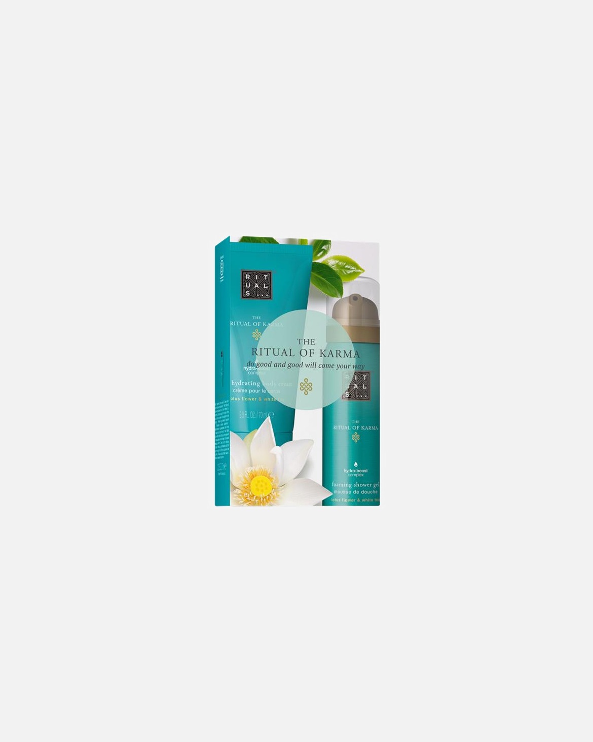 Lichaamsverzorgingsset voor UnisexKarma Giveaway: Geschenkset - RitualsRituals The Ritual of Karma Shower foam (50ml) en Body cream (70ml)