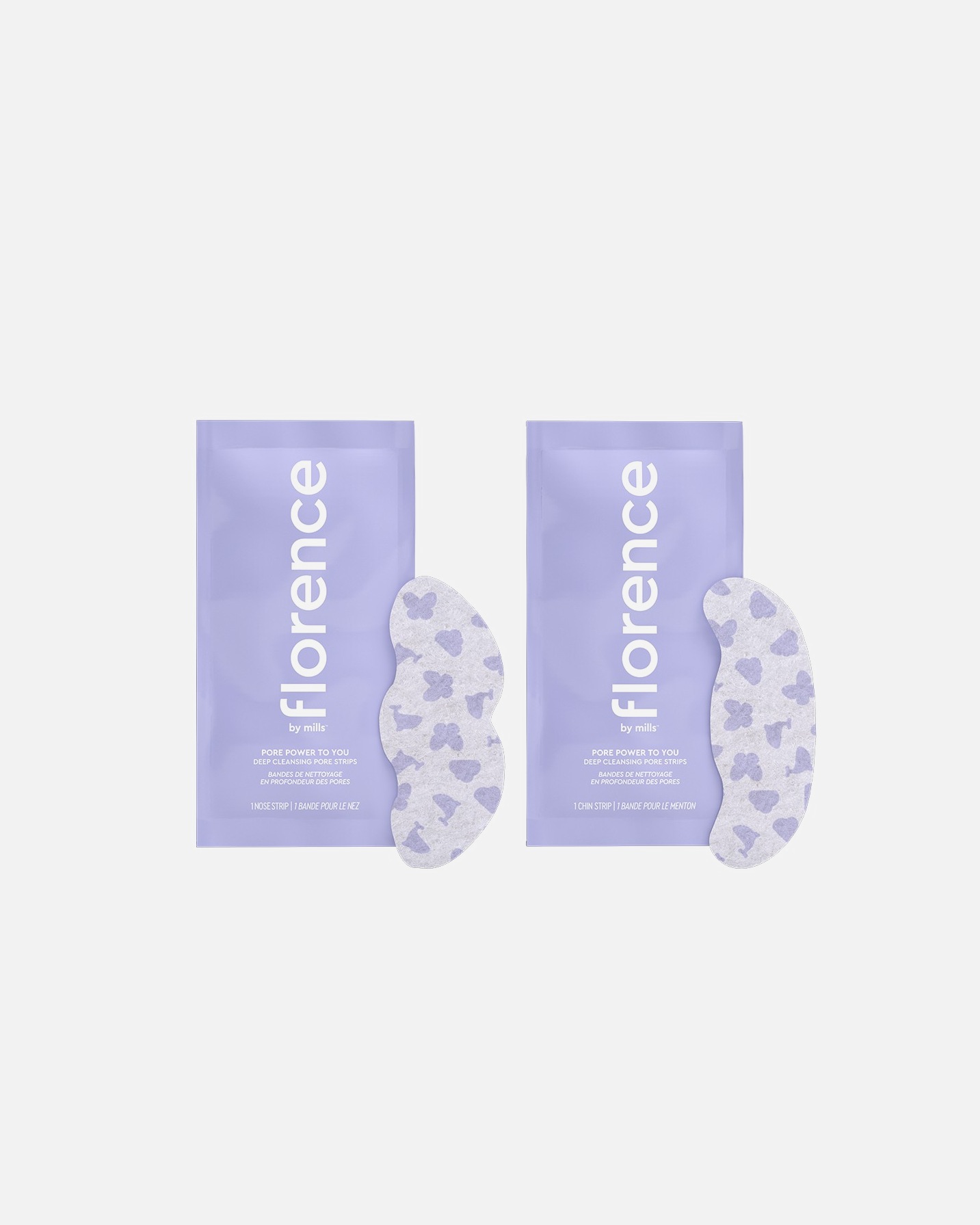 Sheet Masker voor UnisexFlorence By MillsPore Power To You diep reinigende poriënstrips:1 stuk (10 strips)