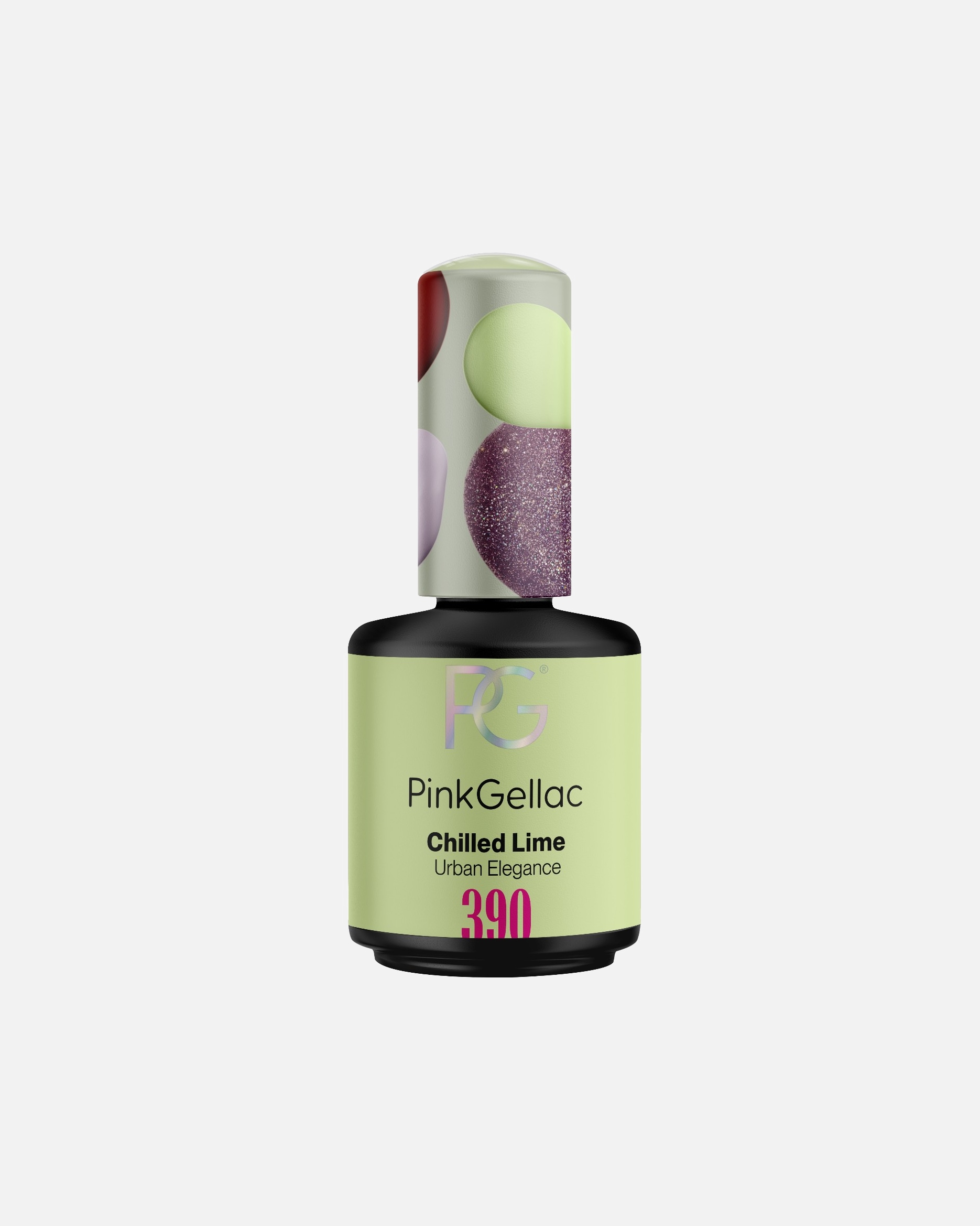 UV-nagellak voor UnisexPink GellacGel Nagellak390 Chilled Lime