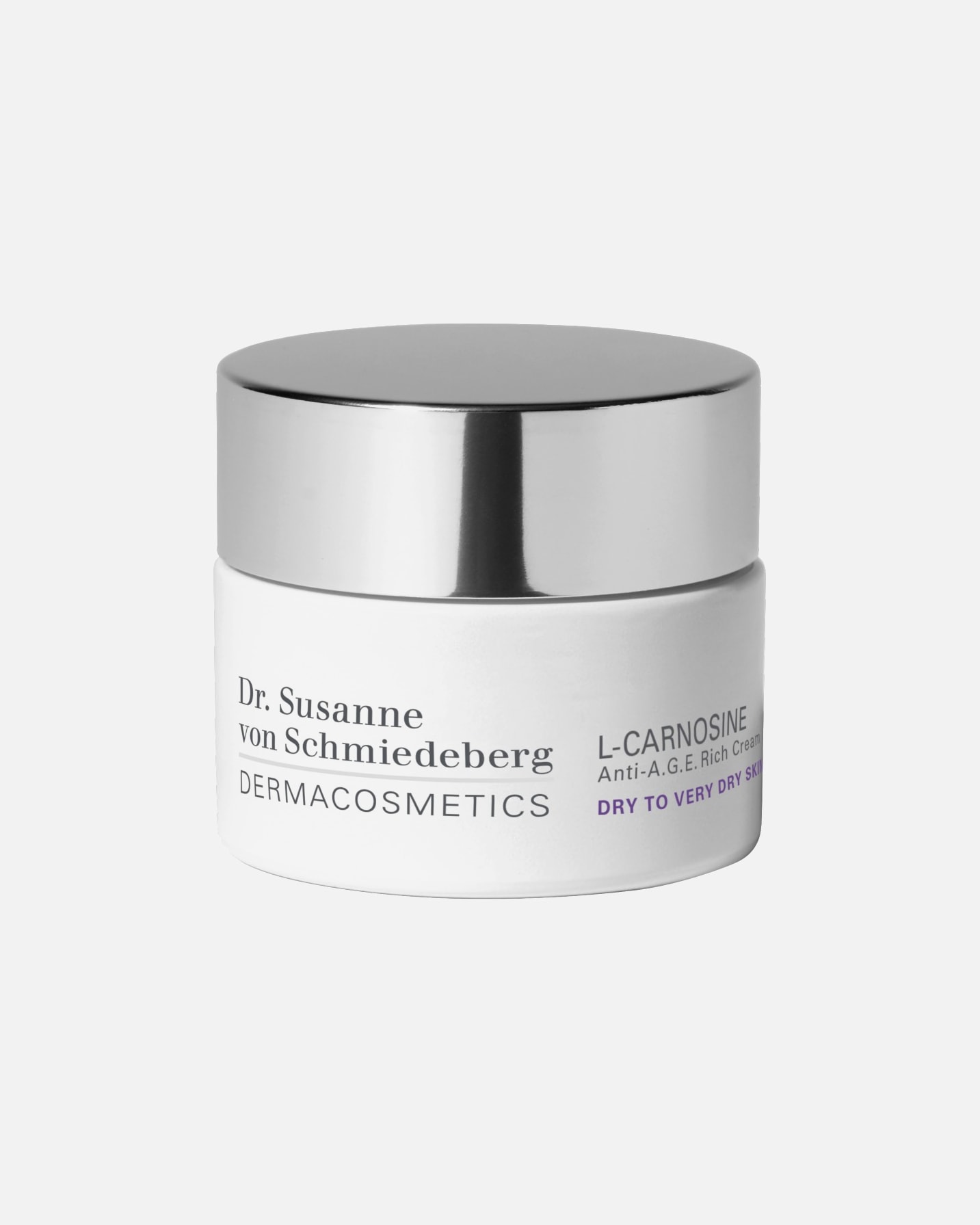 Crème visage pour UnisexeDr. Susanne von SchmiedebergL-CarnosineAnti-A.G.E. Cream Dry to Very Dry Skin50 ml
