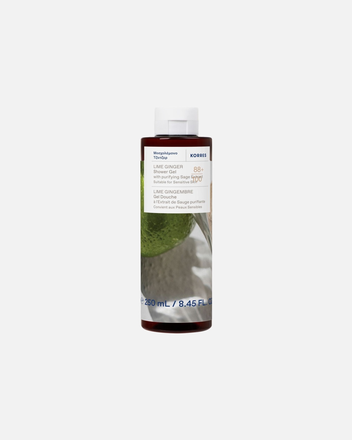 Gel douche pour UnisexeKORRESLime Ginger250 ml