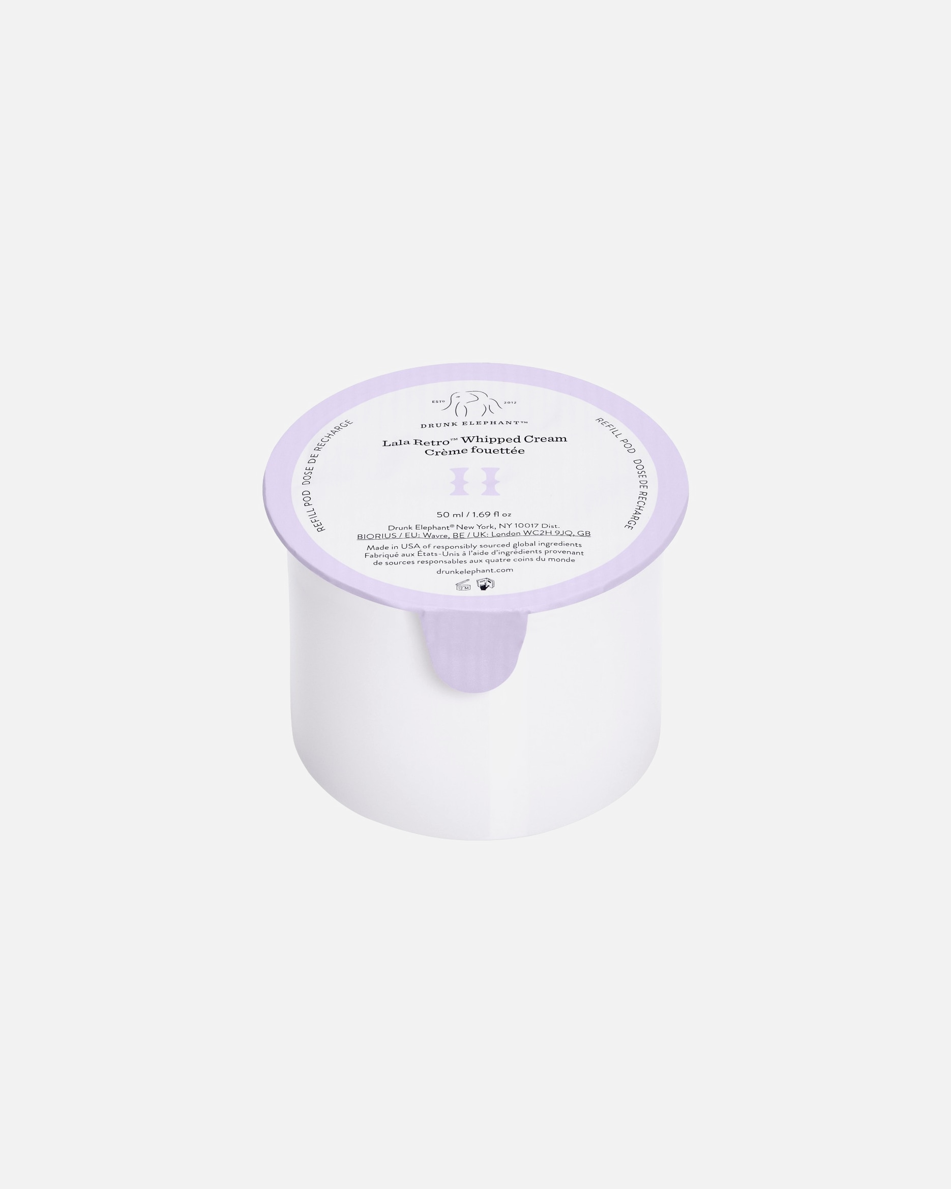 Gezichtscrème voor UnisexDrunk ElephantLala Retro Whipped Cream50 ml - Refill