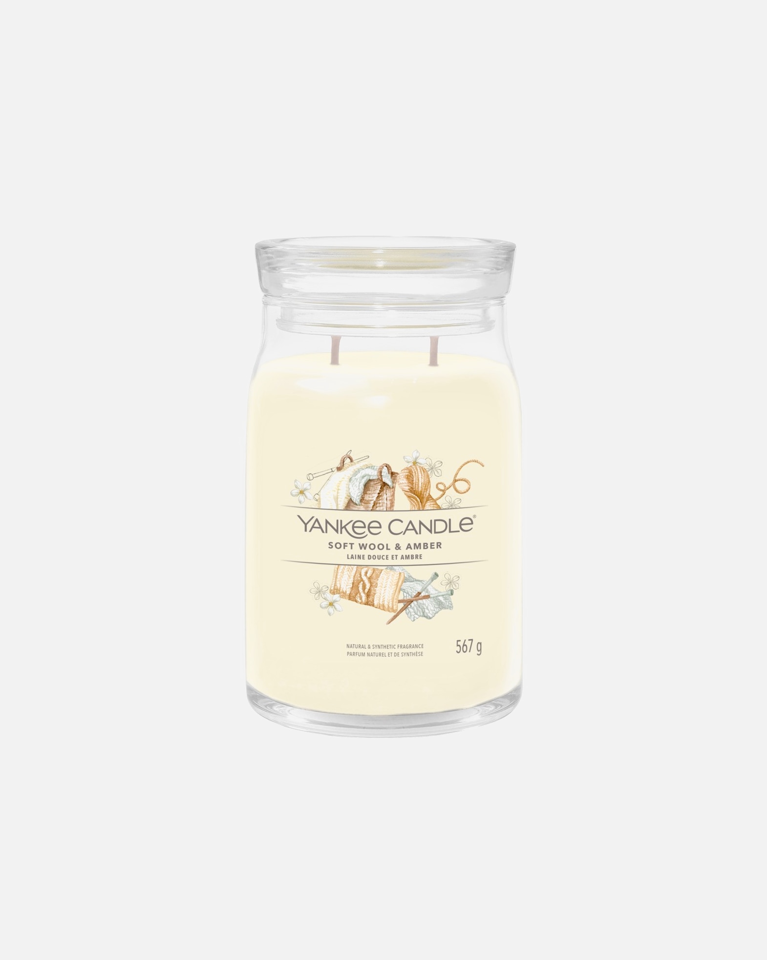 Bougie pour UnisexeYANKEE CANDLELaine Douce & Ambre567 g - Signature