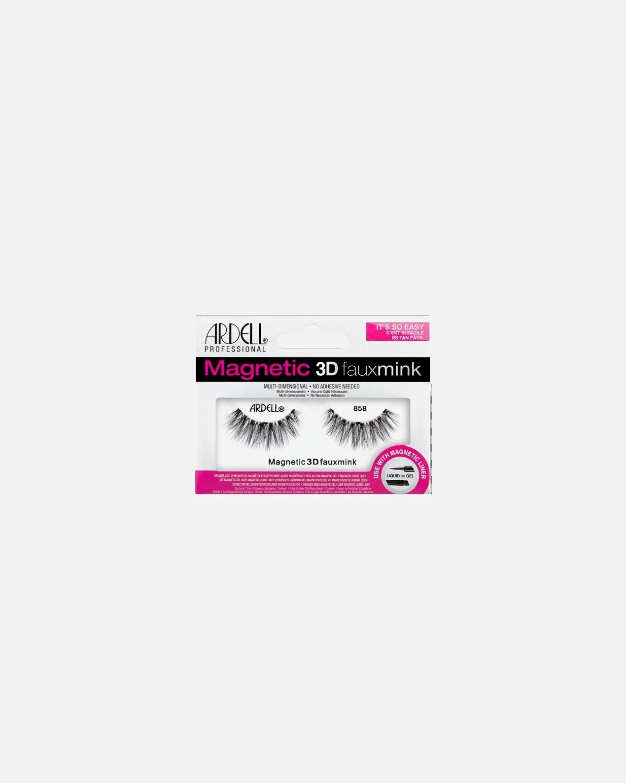 cils artificiels pour UnisexeArdellMagnetic Lashes3D Faux Mink 8581 paar