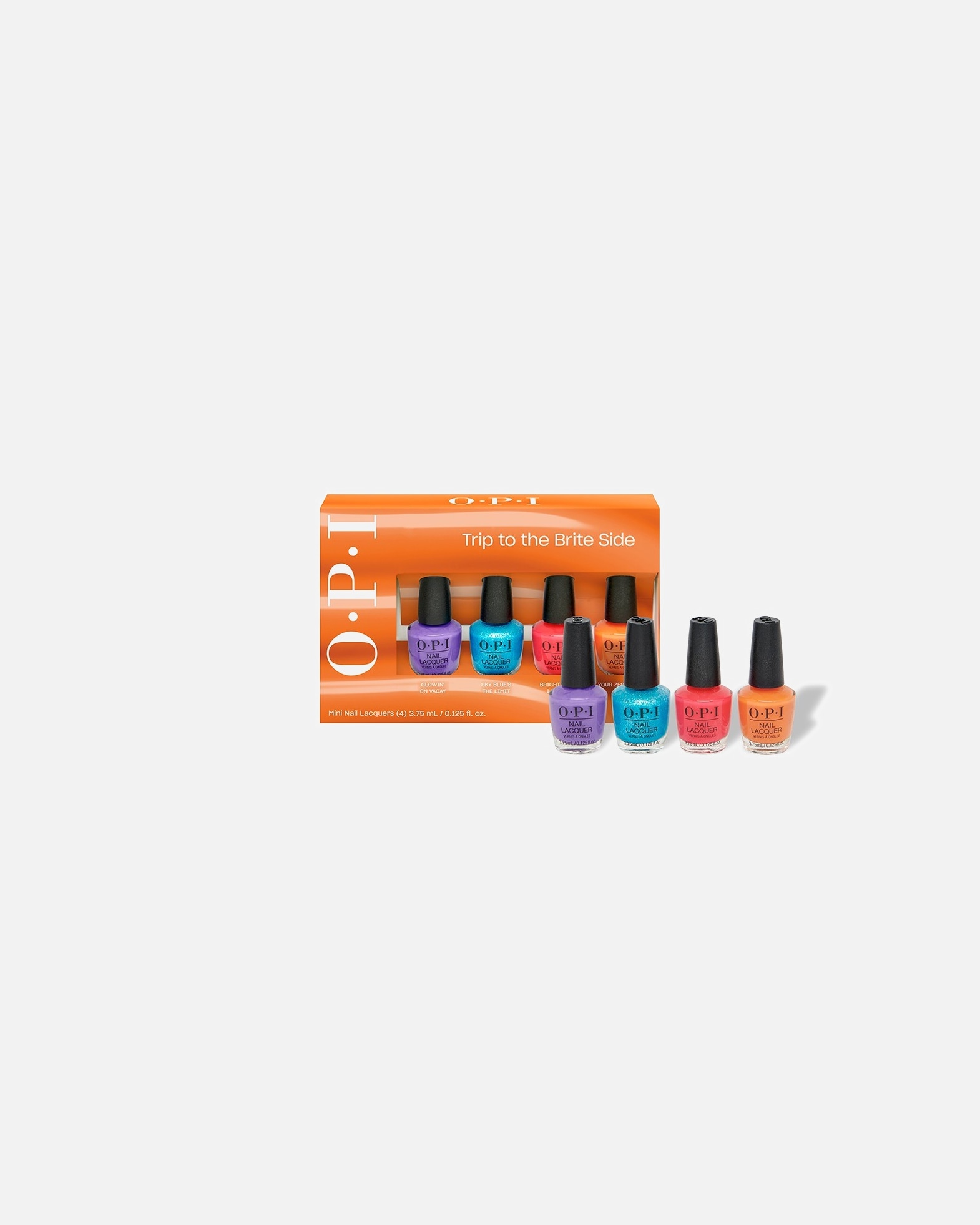 Coffret de vernis à ongles pour UnisexeOPITrip to the Brite SideTrip To The Brite Side - 4PC Mini Pack1 unité
