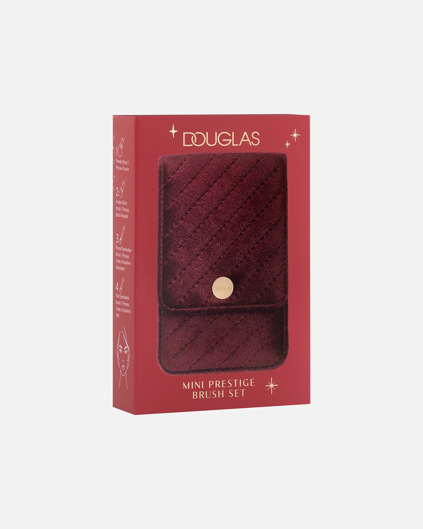 Kit de pinceaux pour UnisexeDouglas CollectionAccessoiresMini luxury1 unité