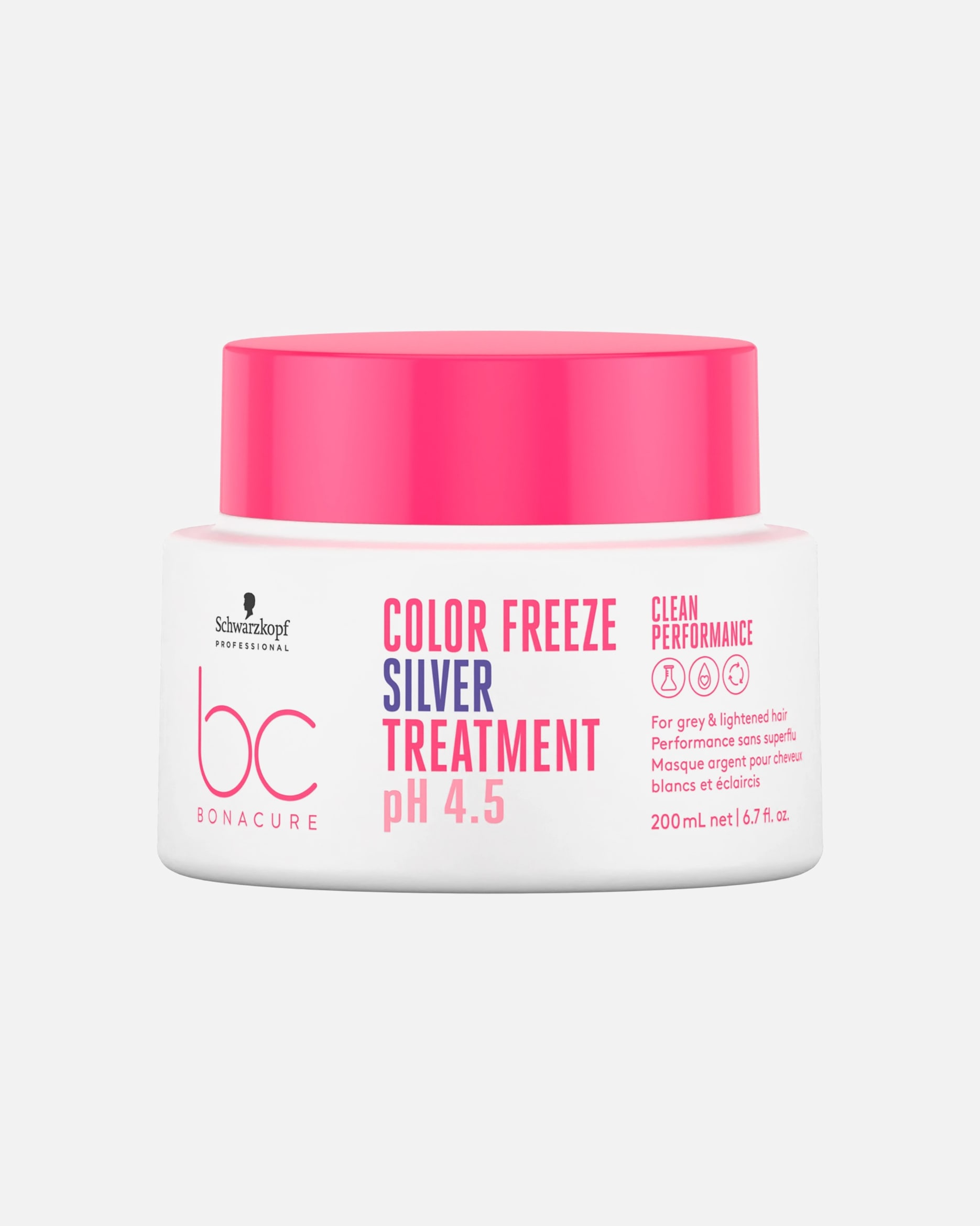 Cure capillaire pour UnisexeSchwarzkopf ProfessionalBC BONACURE pH 4.5 Color FreezeTraitement de l'argent200 ml