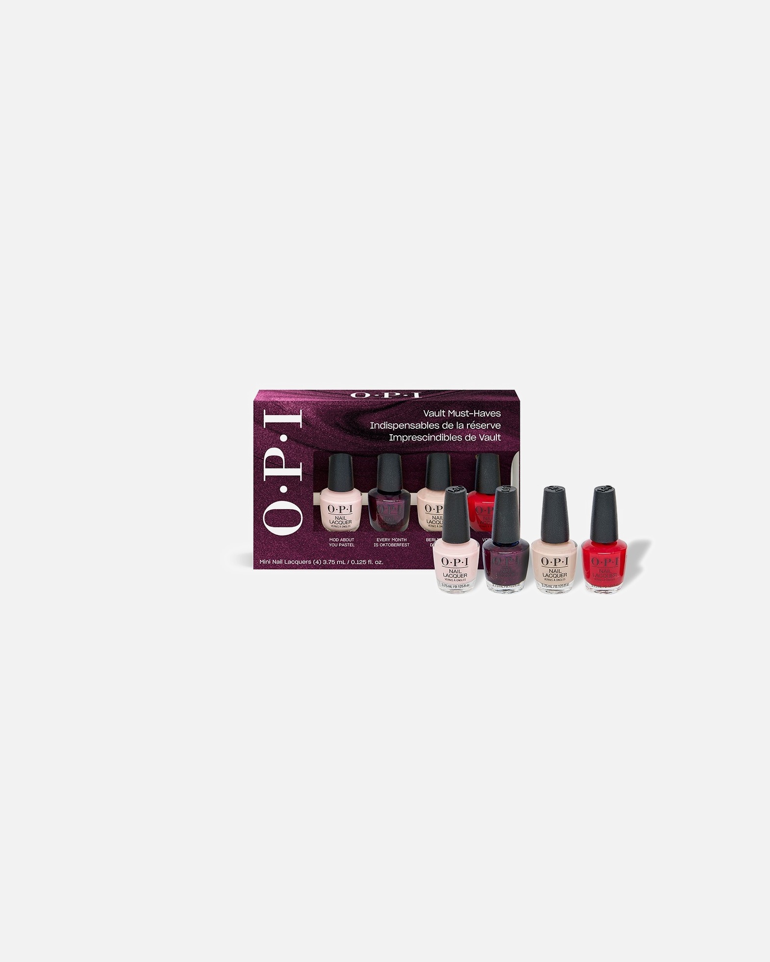 Nagellak Set voor UnisexOPINail LacquerFavorites are back! - 4PC Mini Pack1 stuk
