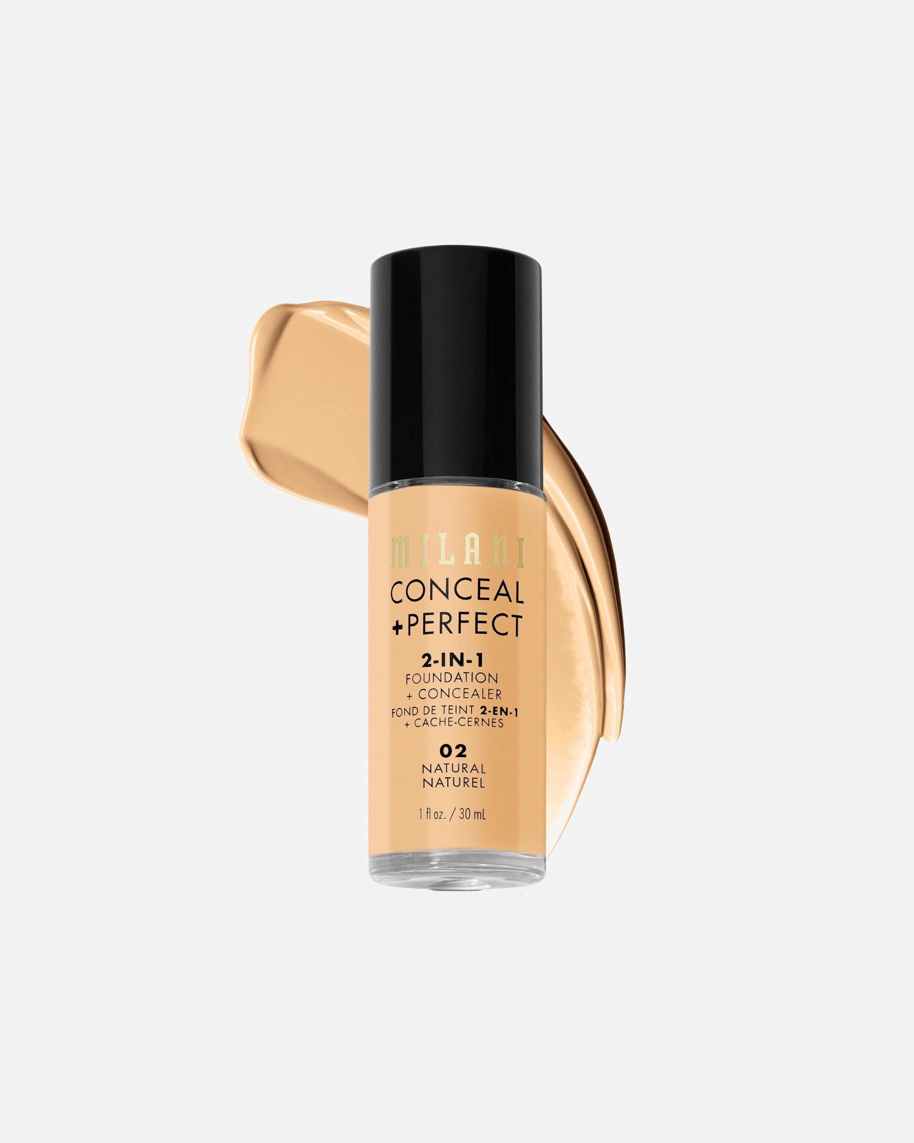 Foundation voor UnisexMilani2-in-1 Concealer +02 - Natural