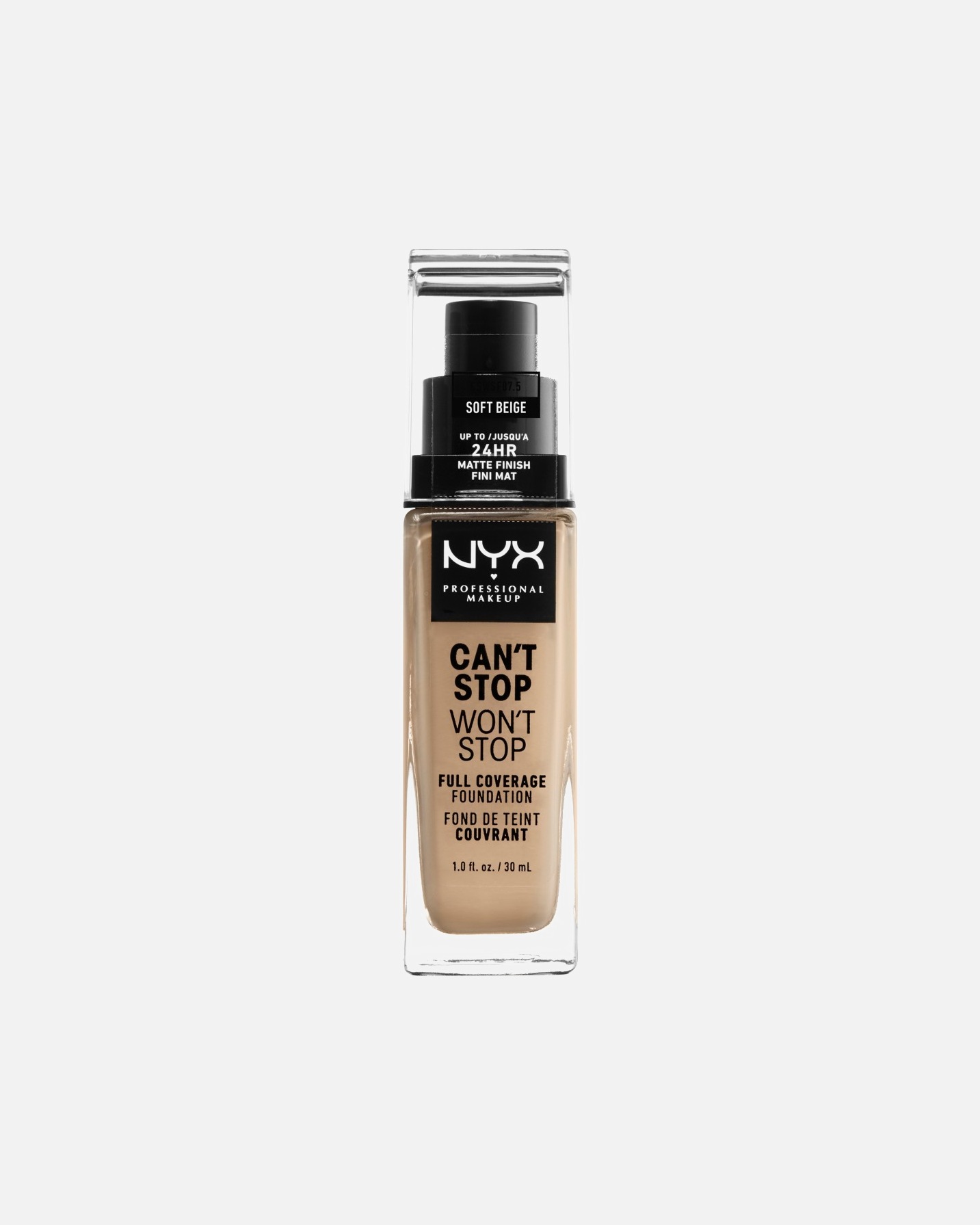 Foundation voor UnisexNYX Professional MakeupWeddingCan't Stop Won't Stop Full CoverageSoft Beige