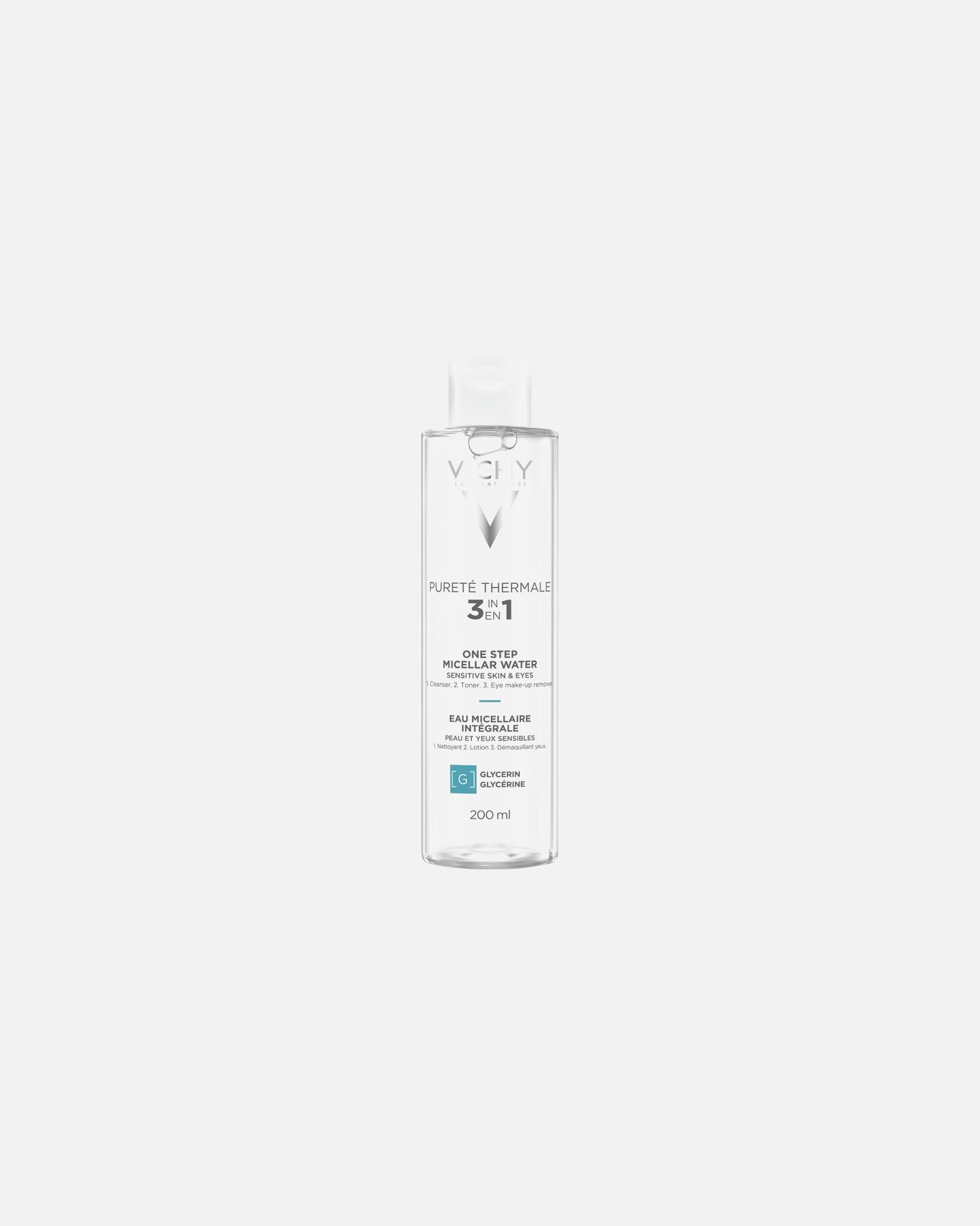 Reinigingsgel voor VichyPureté Thermale3 in 1 One Step Micellar Water Sensitive Skin & Eyes200 ml
