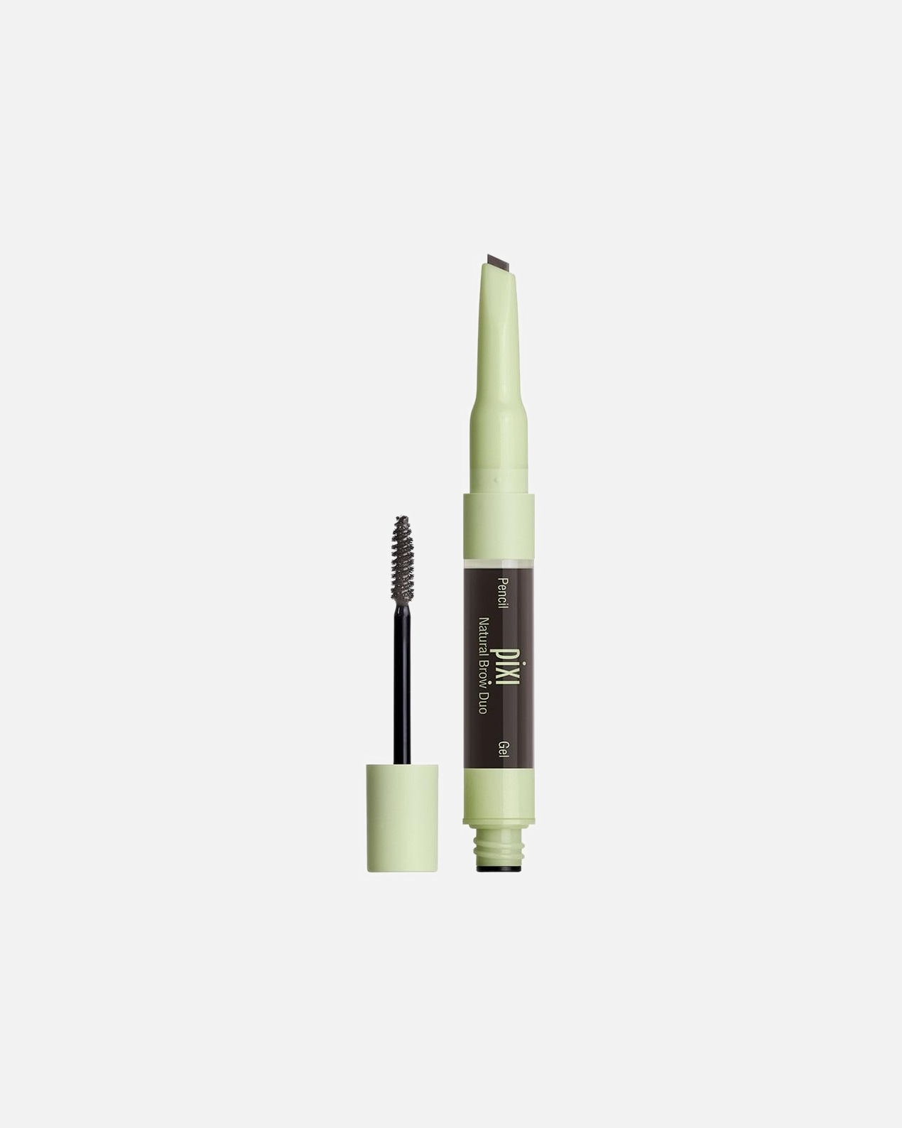 Wenkbrauwpotlood voor UnisexPixiNatuurlijk wenkbrauw DuoSOFT BL - SOFT BLACK