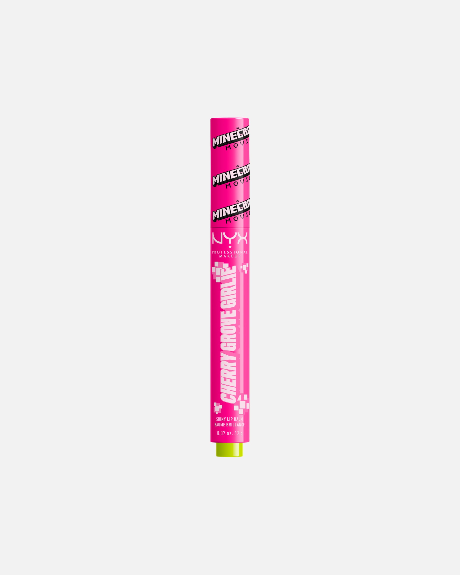 Gloss à lèvres pour UnisexeNYX Professional MakeupMinecraft CollectionA Minecraft Movie Fat Oil Slick ClickCherry Grove Girlie