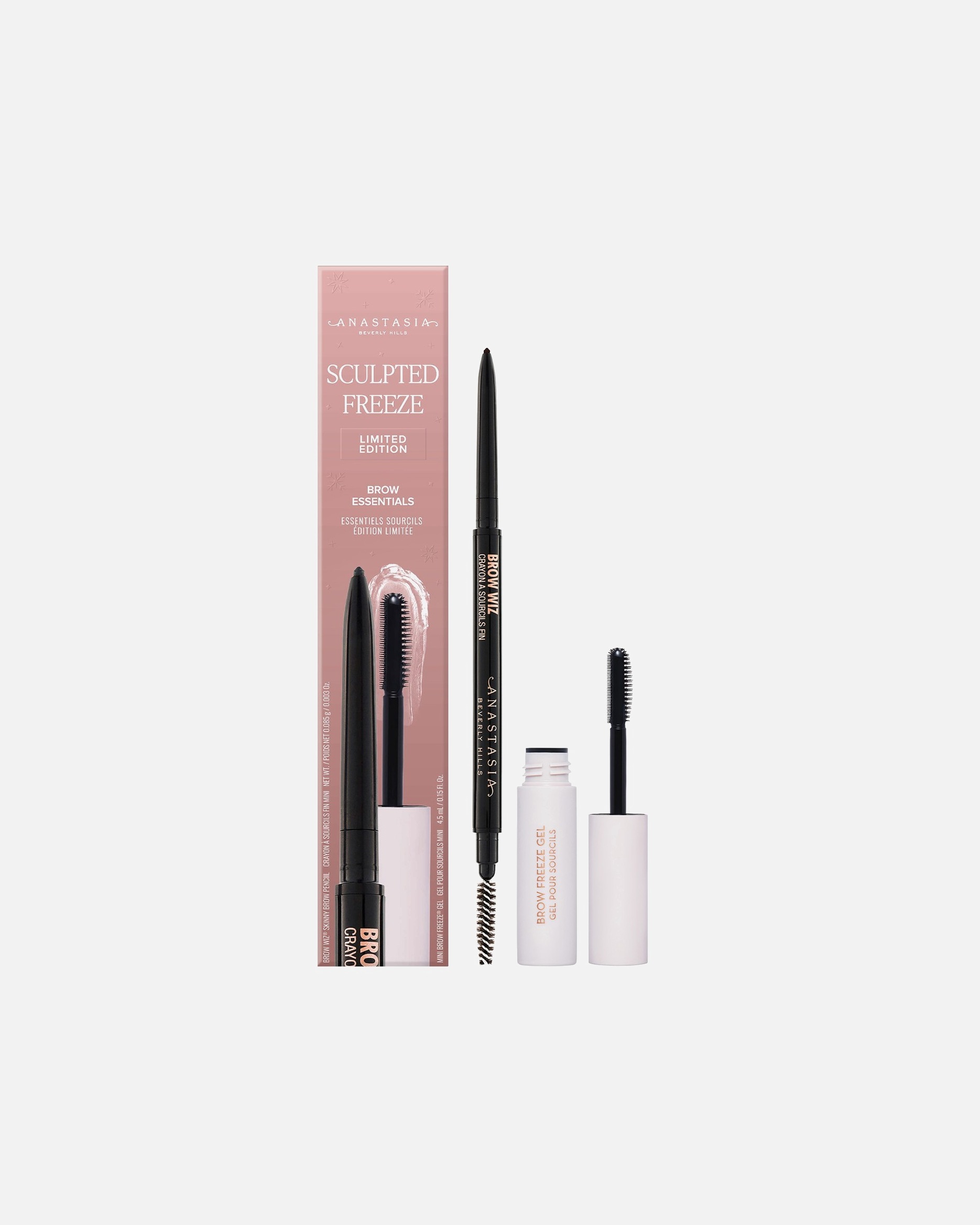 Wenkbrauw make-up set voor UnisexAnastasia Beverly HillsSculpted Freeze Brow Essentials - limited edition1 stuk
