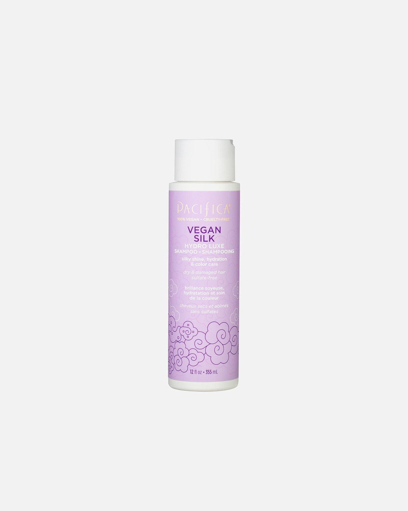 Shampooing pour FemmePacificaVegan SilkShampoing végan Silk Hydro Luxe355 ml