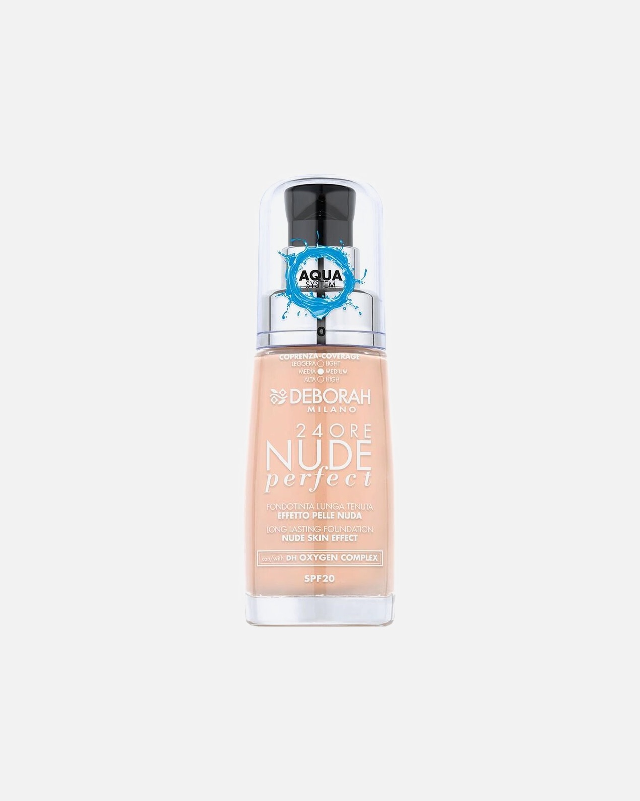 Foundation voor UnisexDeborah MilanoDefault Brand Line24Ore Nude Perfect0 - IVORY