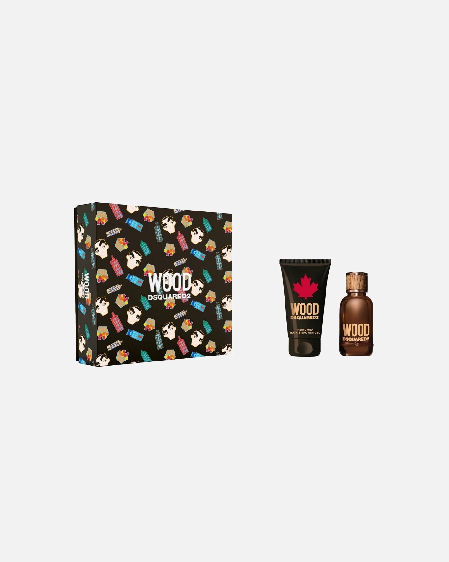 Coffret de parfum pour HommeDsquared2Wood HommeEau de Toilette 30 ml Coffret1 unité