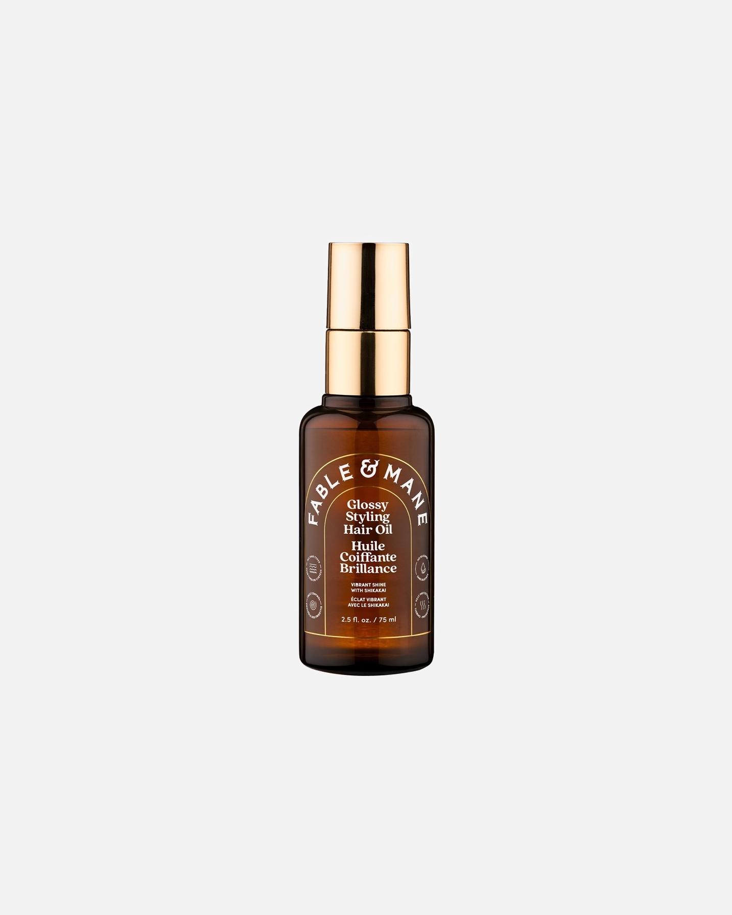 Huile capillaire pour UnisexeFable & ManeGlossy Styling Hair Oil75 ml