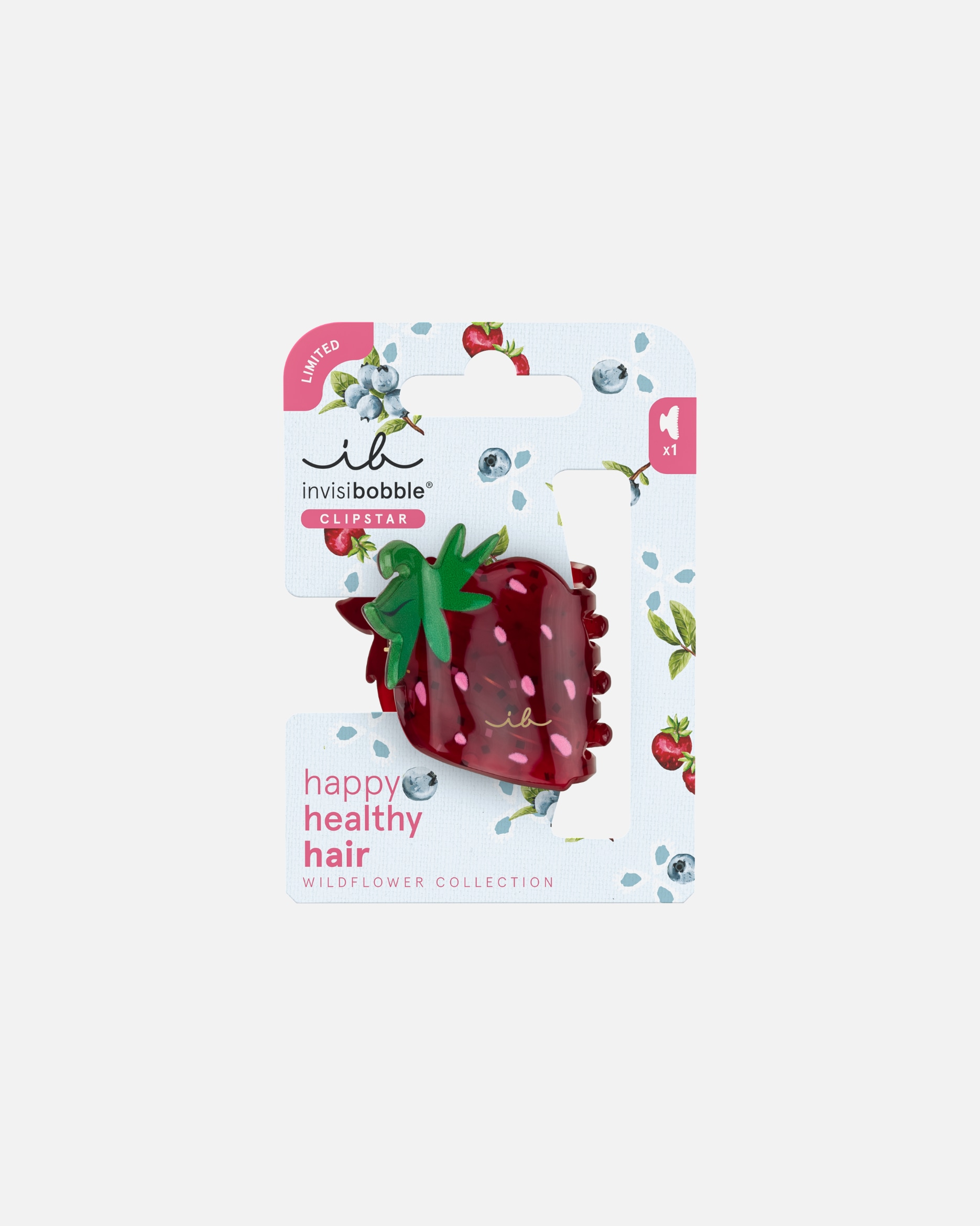 Accessoires pour les cheveux pour UnisexeInvisibobbleClipstarBerry Brighter1 unité
