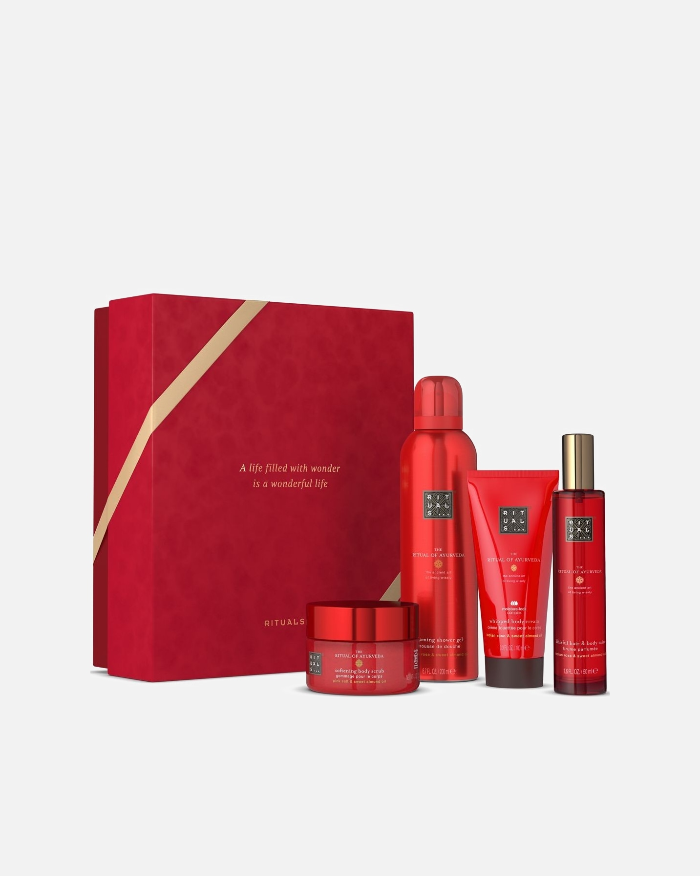 Coffret soin corps pour FemmeRitualsThe Ritual of AyurvedaCoffret Cadeau M Corps & Bain1 unité