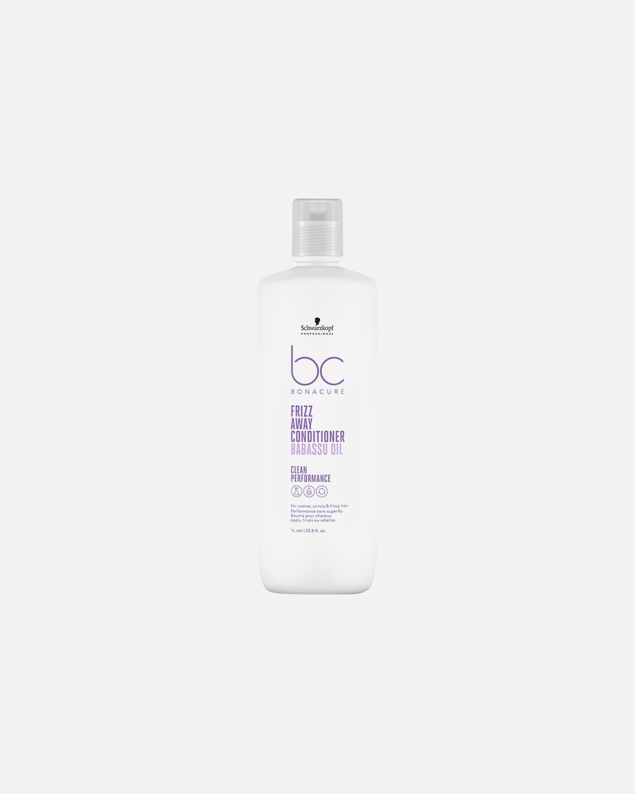 Conditioner voor UnisexSchwarzkopf ProfessionalBC BONACURE Frizz AwayConditioner1000 ml