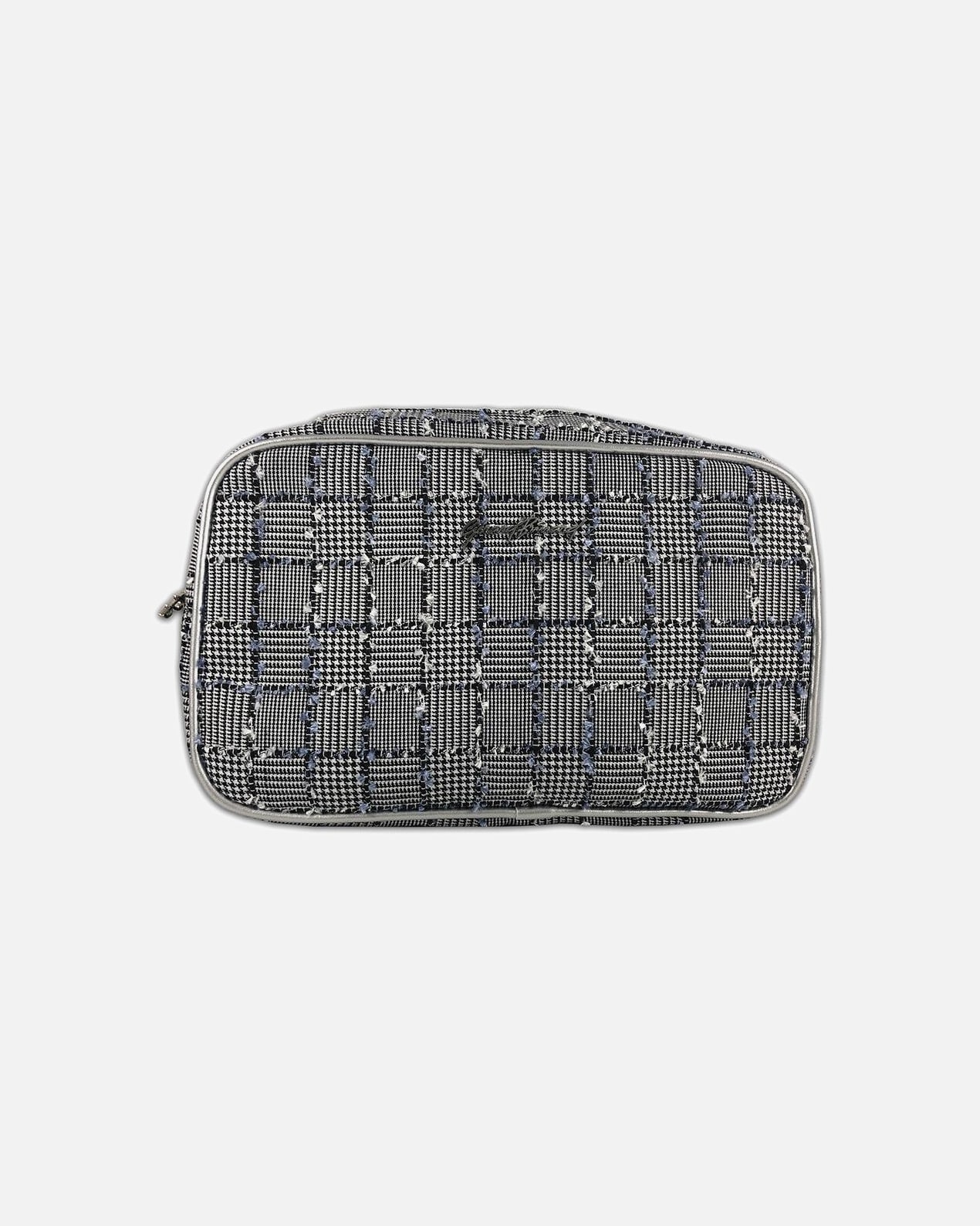 Toilettas voor UnisexDouglas AccessoiresToiletboxje ruitje blauw1 stuk