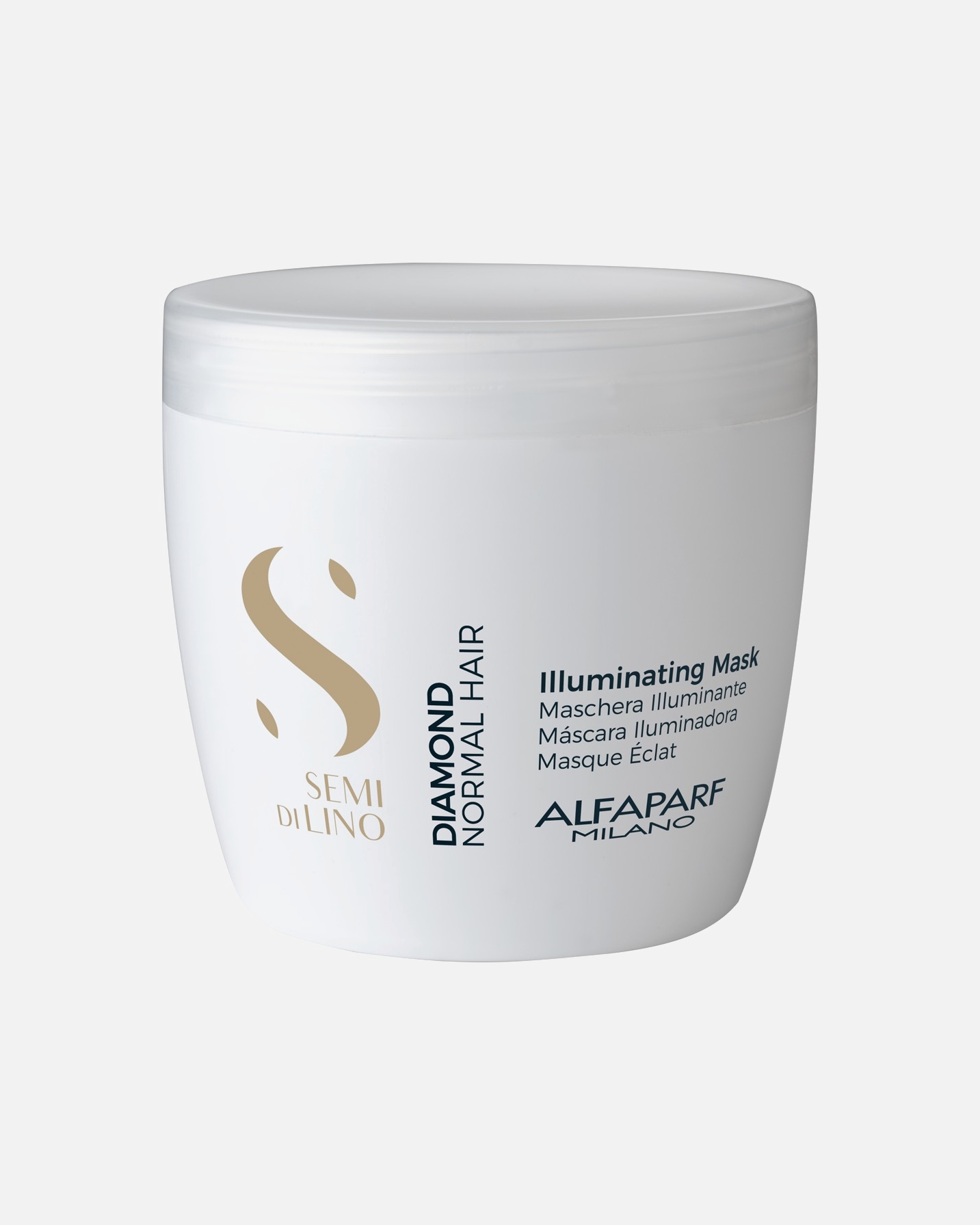 Masque capillaire pour UnisexeALFAPARF MILANOSemi di LinoDiamond Illuminating Mask500 ml