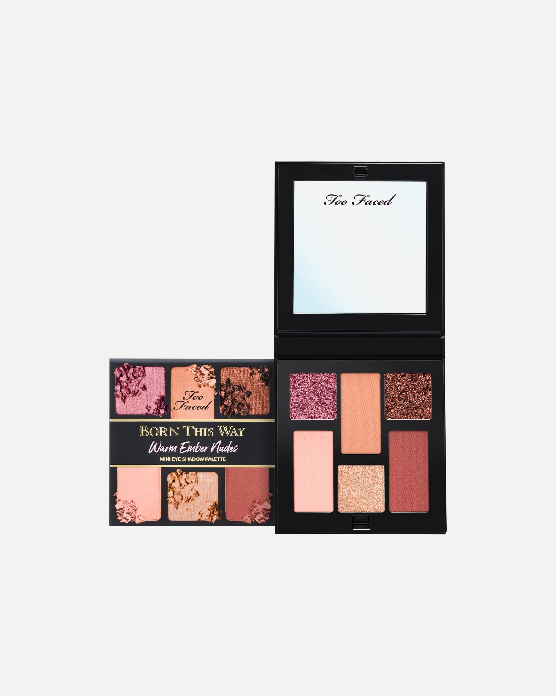 Oogschaduw voor UnisexToo FacedBorn This WayMini Eye Shadow PaletteWarm Ember Nudes