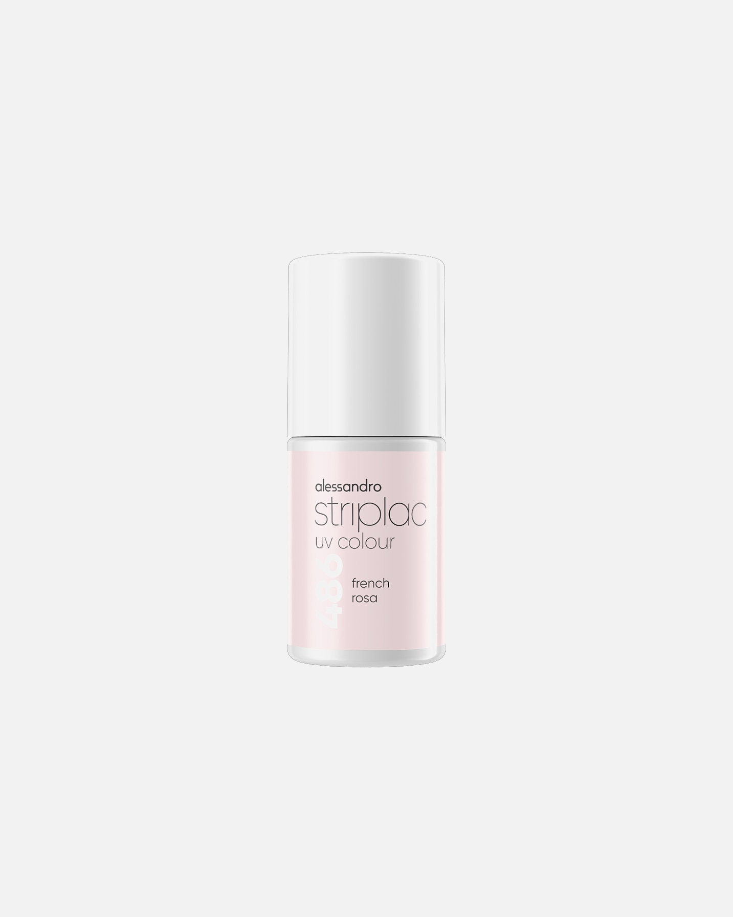 Vernis à ongles UV pour UnisexeAlessandroStriplacUV ColourFrench Rosa