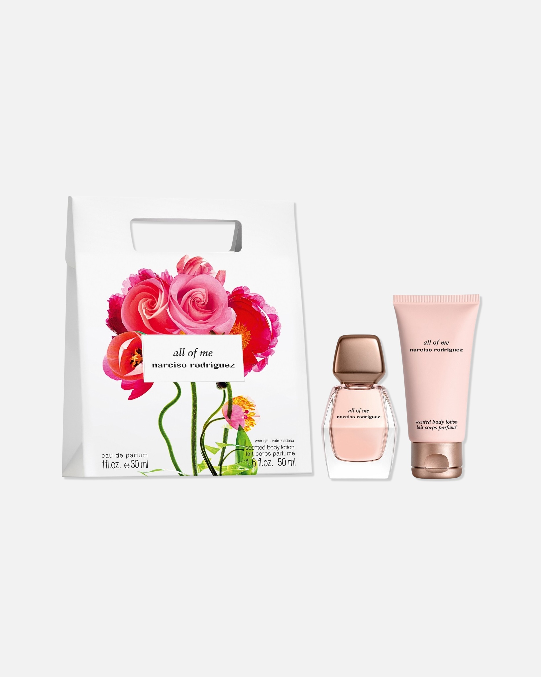 Coffret de parfum pour FemmeNarciso RodriguezAll of MeSet de sacs de shopping