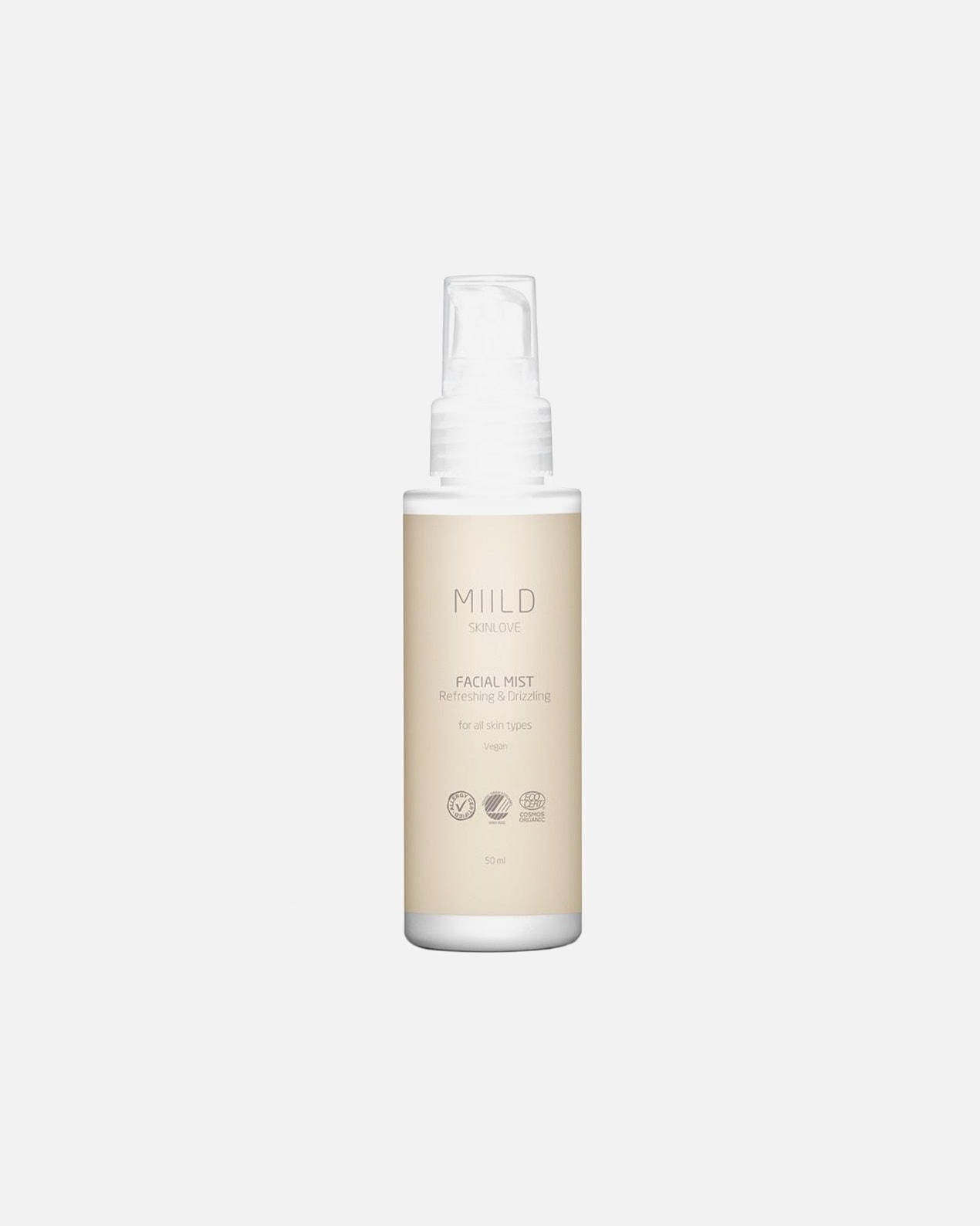 Gezichtsspray voor UnisexMiildFacial Mist, Refreshing & Drizzling50 ml