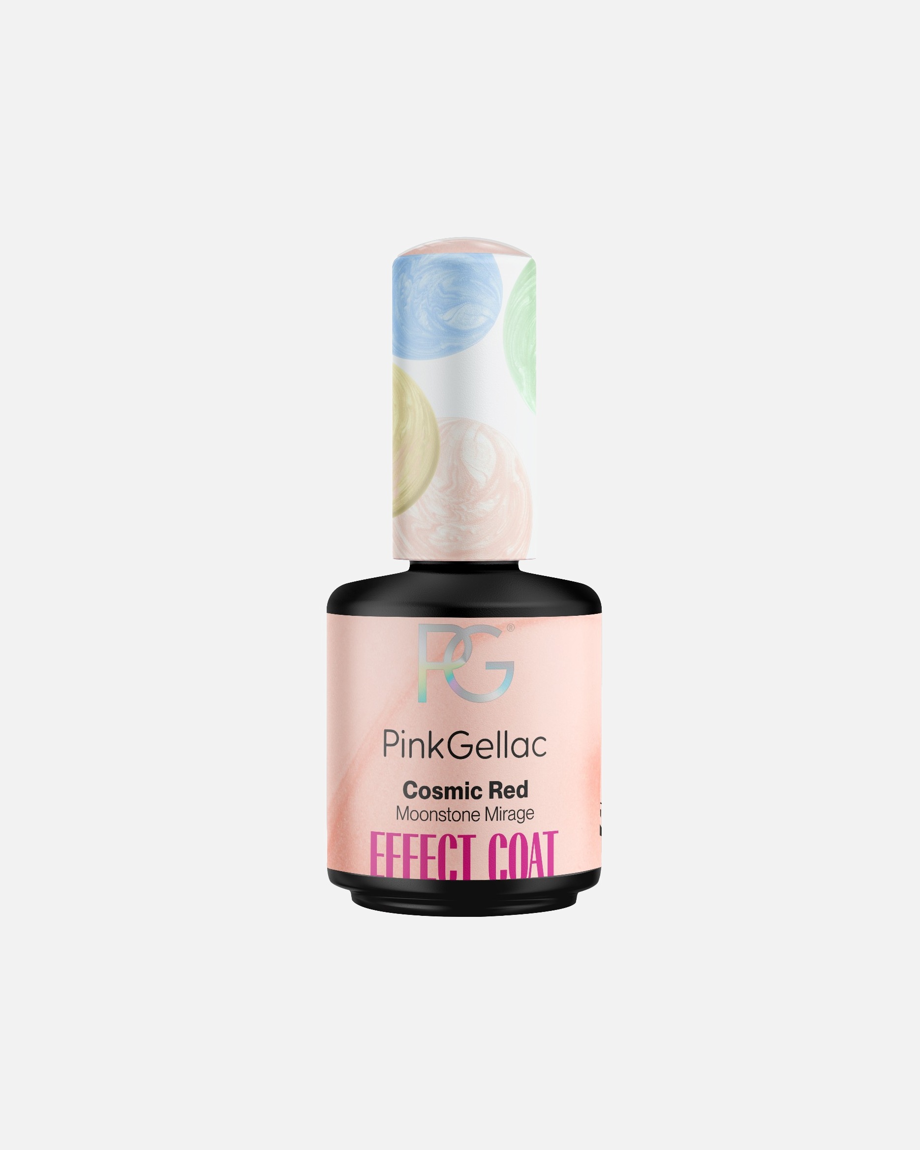 UV-nagellak voor Pink GellacEffect CoatCosmic Red