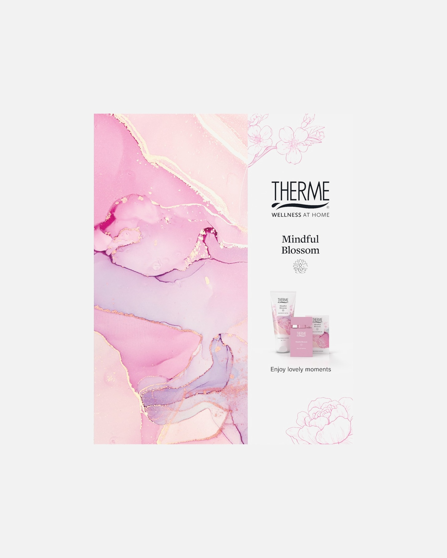 Coffret soin corps pour FemmeTHERMEMindful BlossomGift Set1 unité