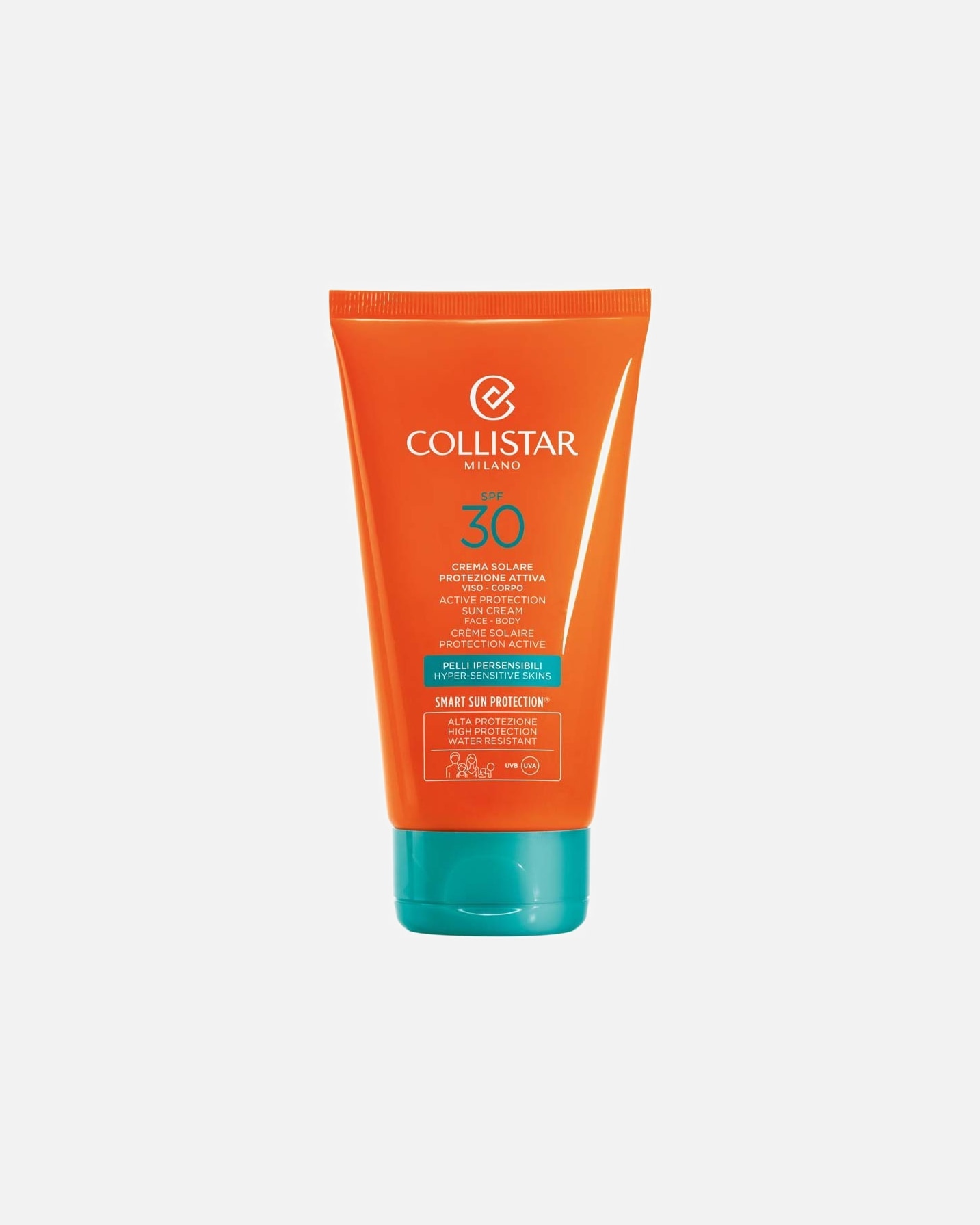 Zonnecrème voor UnisexCollistarSun CareActive Protection Sun Cream Face-Body SPF 30150 ml