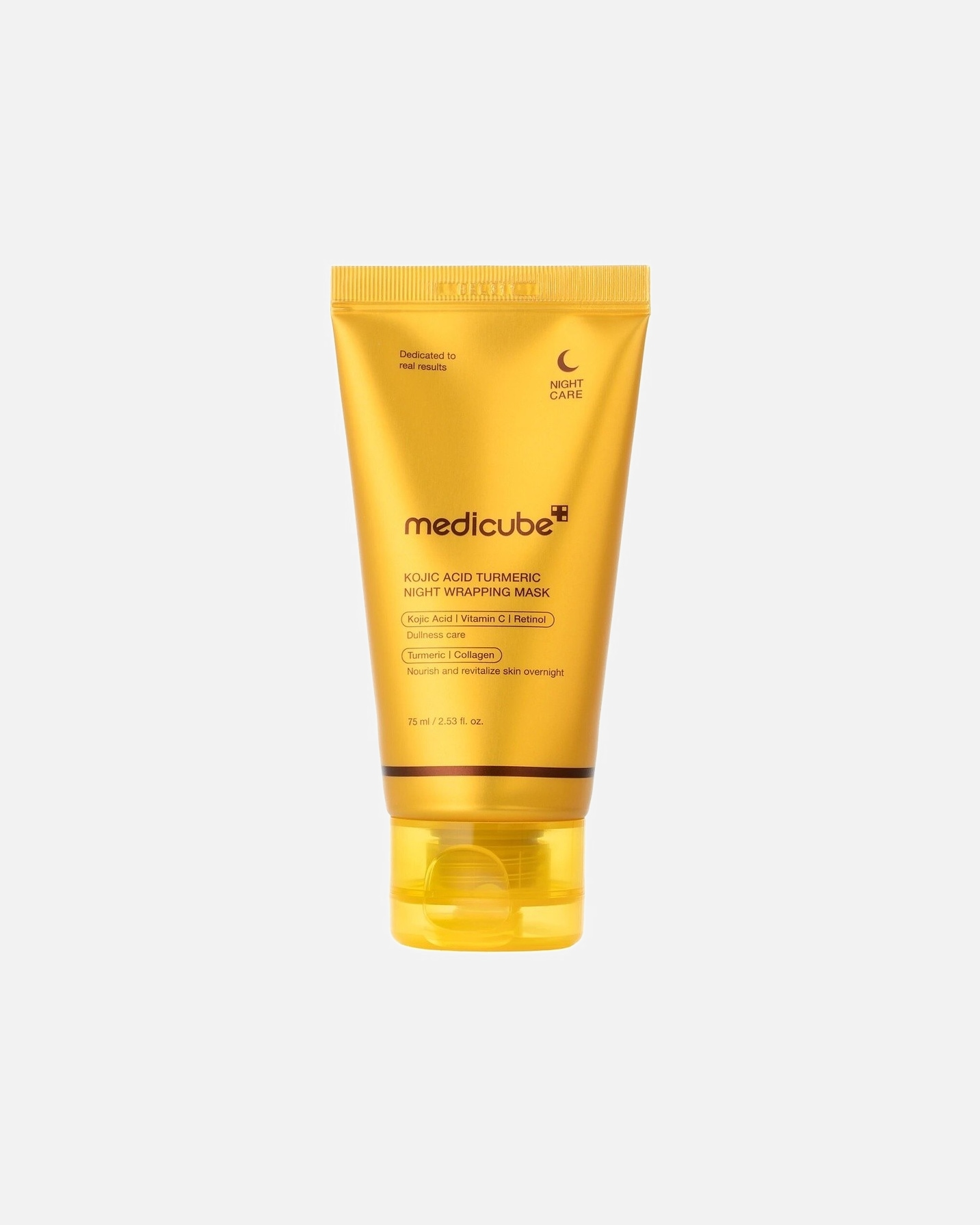 Masque illuminateur pour UnisexeMedicubePDRN PinkTumeric Night Wrapping Mask75 ml