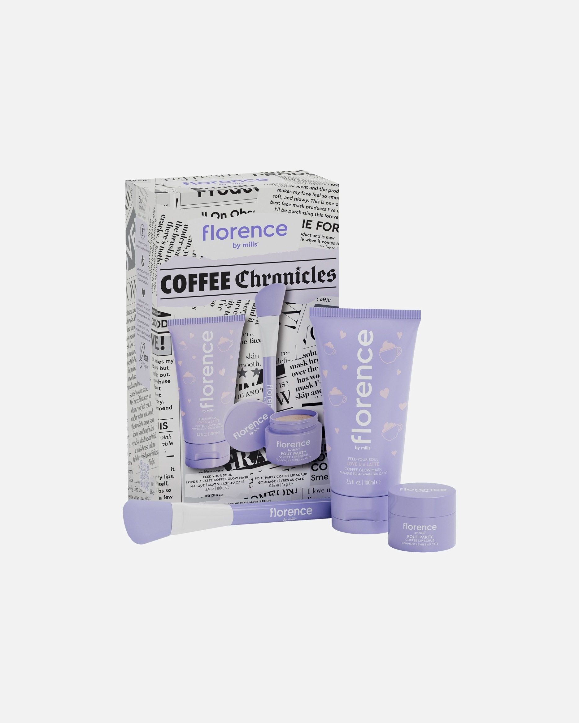 Gezichtsverzorgingsset voor UnisexFlorence By MillsCoffee Chronicles1 stuk