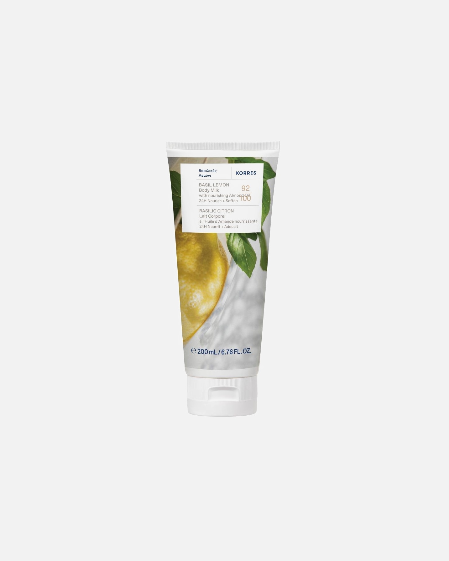 Lait pour le corps pour UnisexeKORRESBasil Lemon200 ml