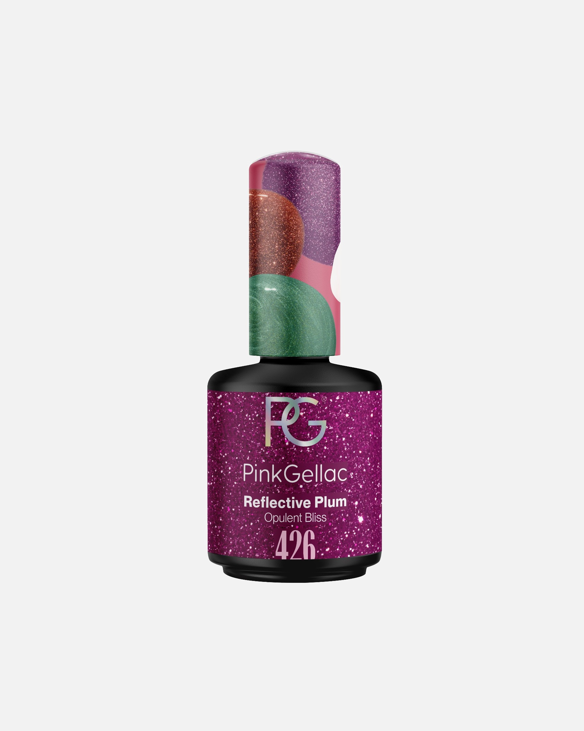 UV-nagellak voor UnisexPink GellacGel Nagellak426 Twinkeling Plum
