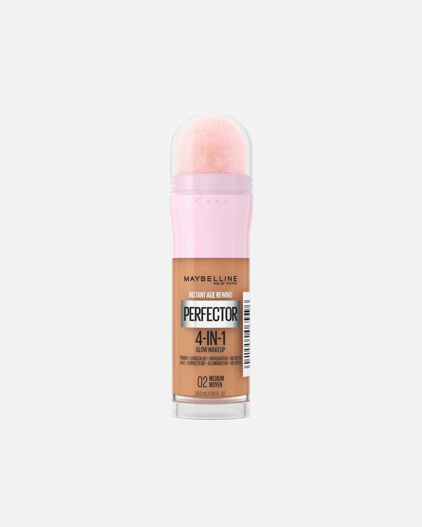 Foundation voor UnisexMaybellineInstant Perfector Glow 4-in-1 make-upNr. 02 - Medium