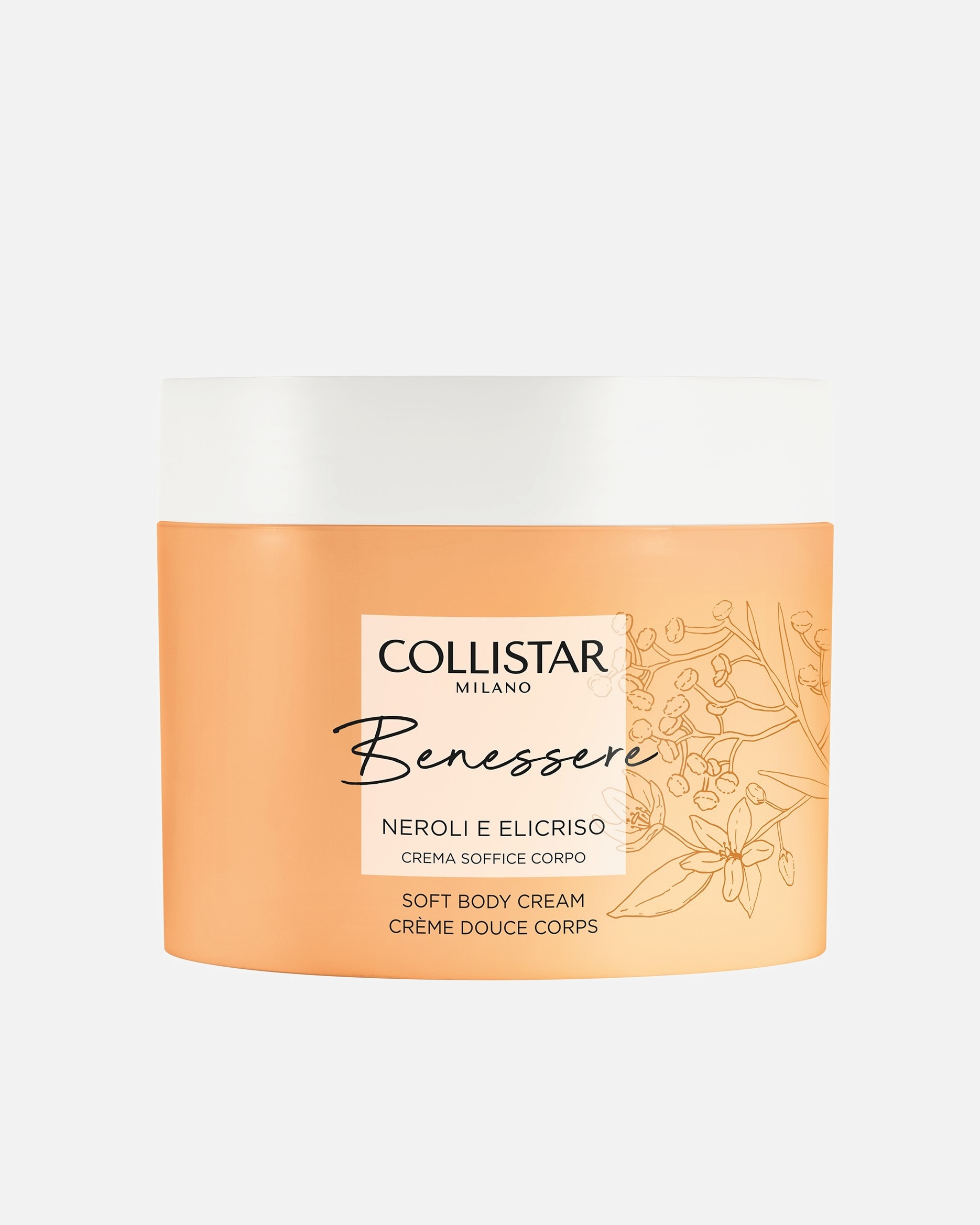Crème pour le corps pour FemmeCollistarBenessereNeroli E Elicriso200 ml