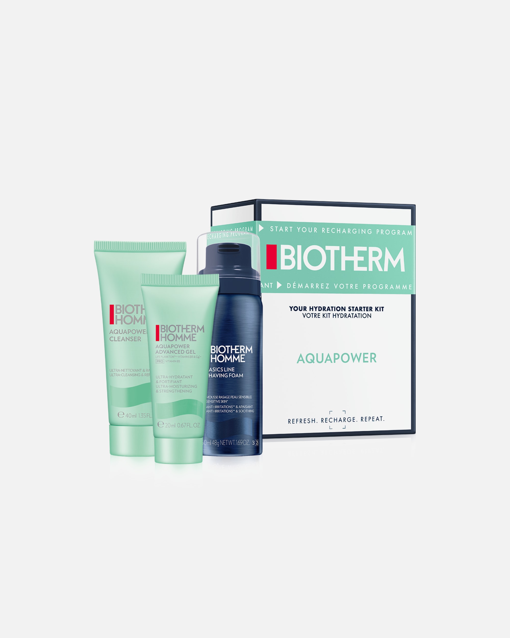 pour UnisexeBiotherm Aquapower Sampling Set