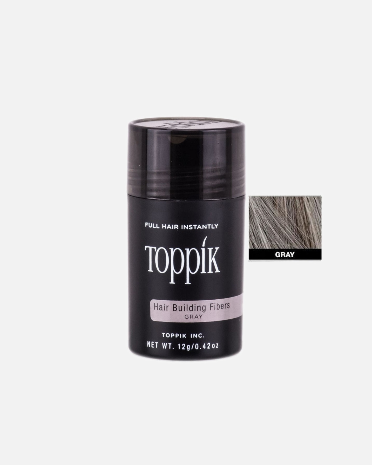 Haar setting lotion voor UnisexToppikHair Building FibersGrijs