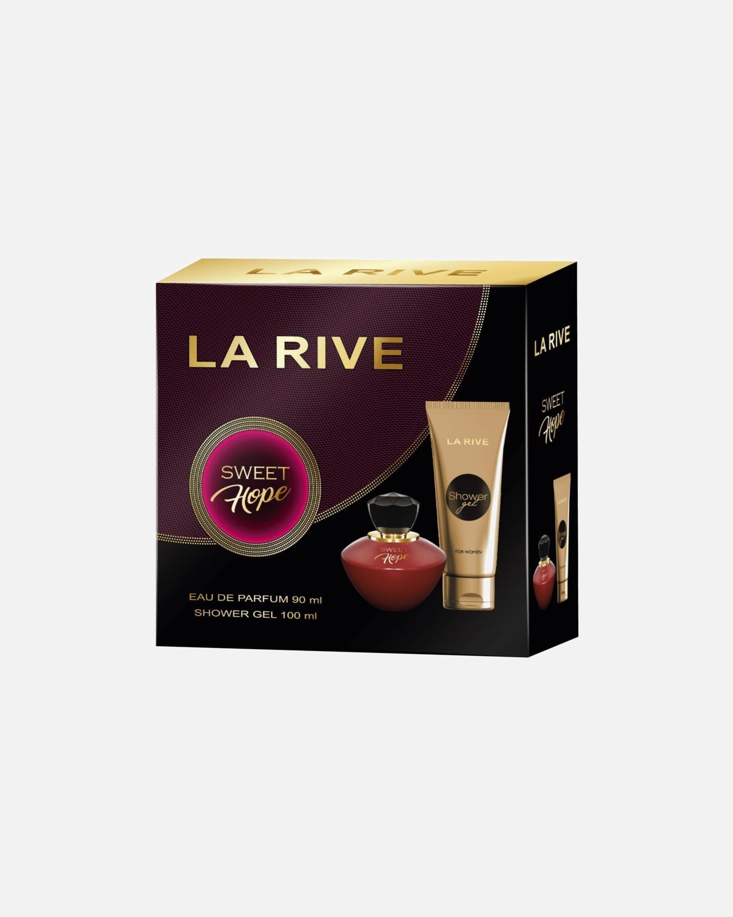 Coffret de parfum pour UnisexeLa RiveGiftset Sweet Hope 90ML Eau de Parfum + 100ML ShowergelQuantité: 1