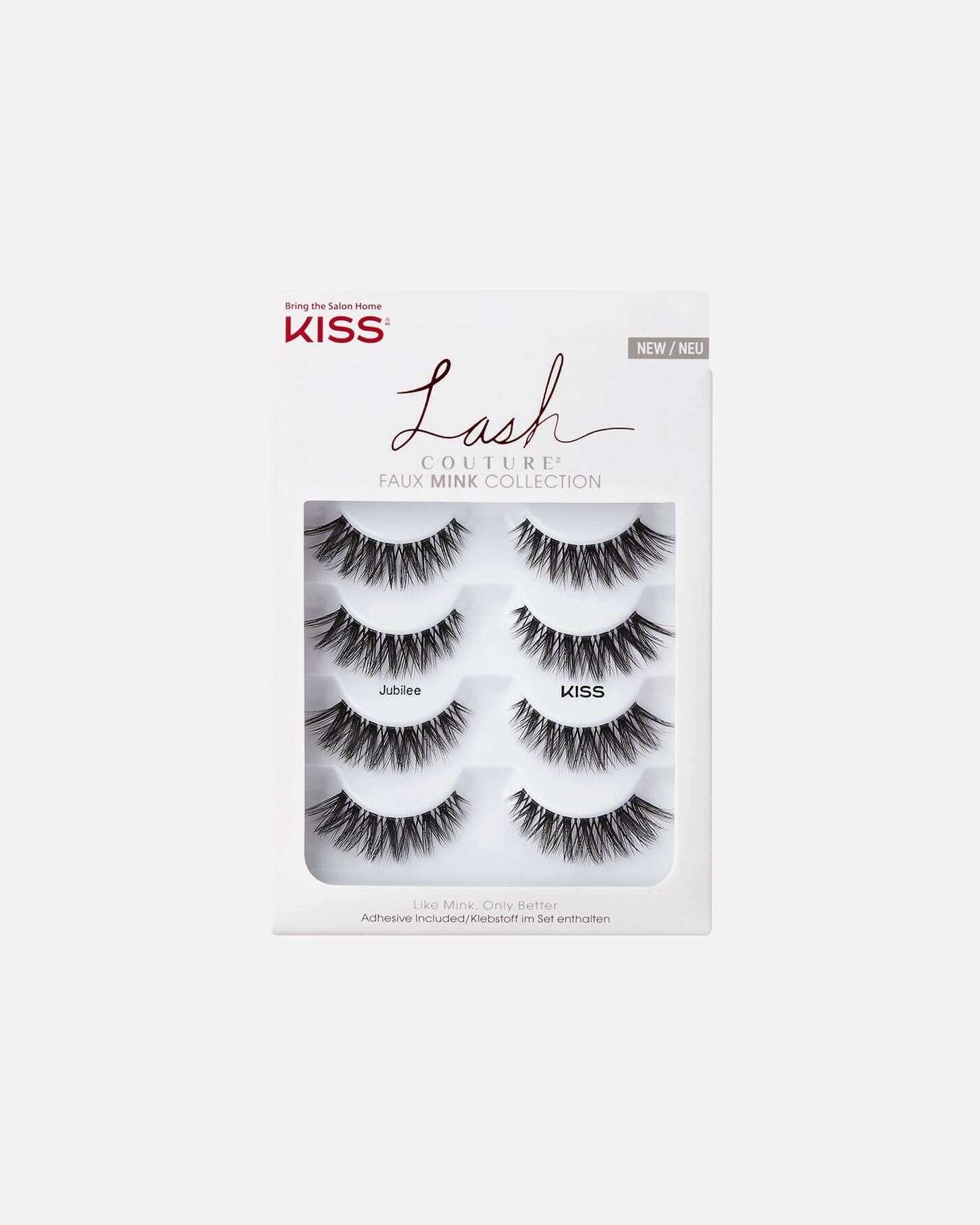 cils artificiels pour UnisexeKISSLash Couture Multi Pack- Jubilee8 pce