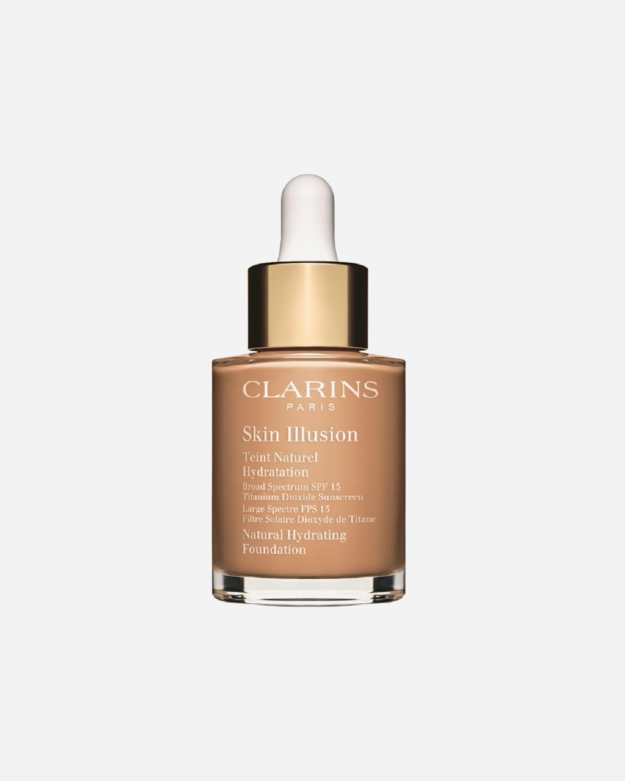 Foundation voor UnisexClarinsSkin Illusion Natural Hydrating Foundation SPF 15111 - Auburn
