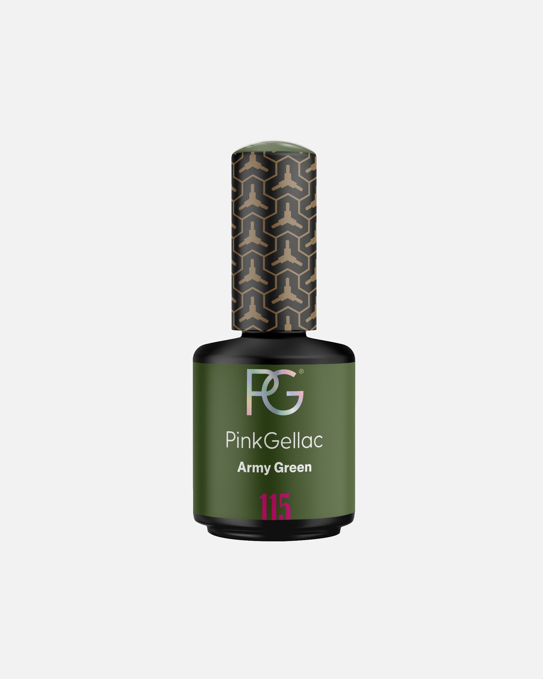 UV-nagellak voor UnisexPink GellacGel Nagellak115 Army Green