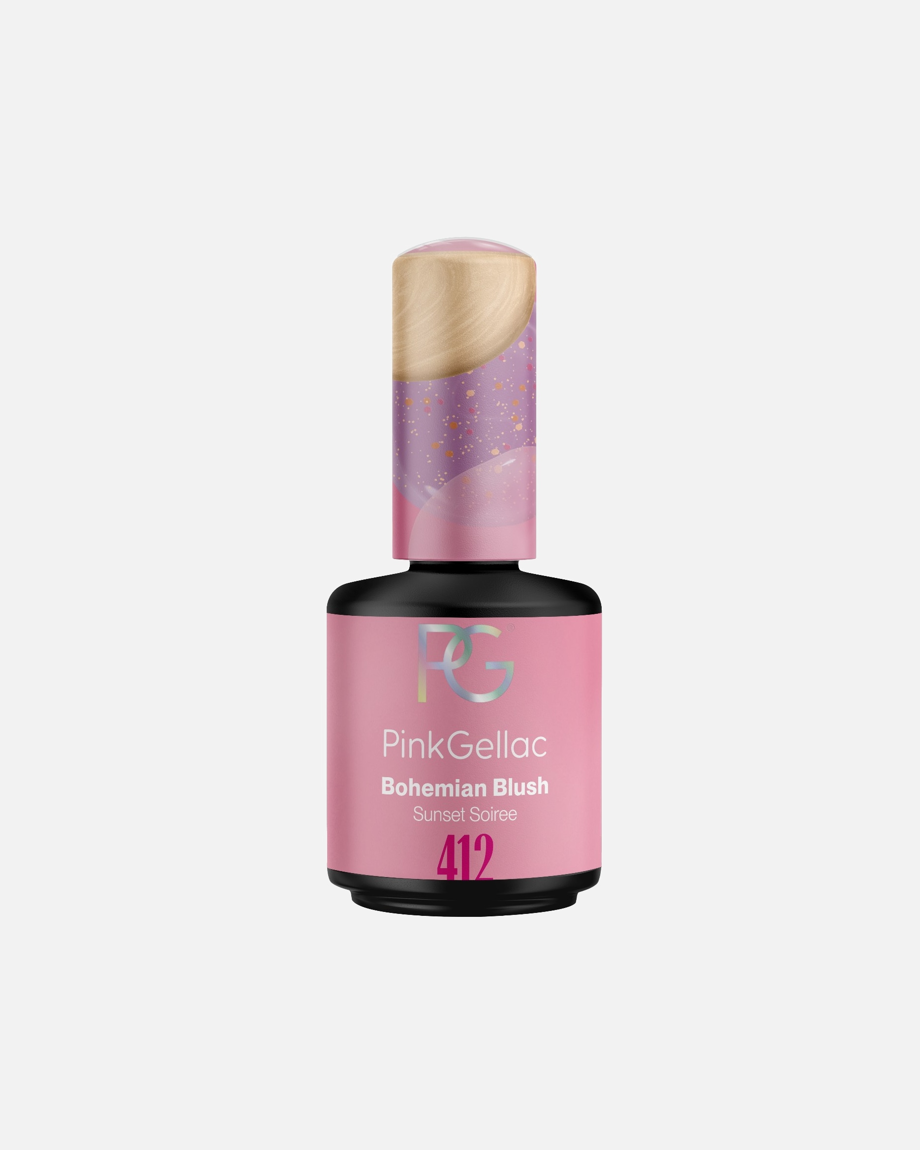 UV-nagellak voor UnisexPink GellacGel Nagellak412 Bohemian Blush