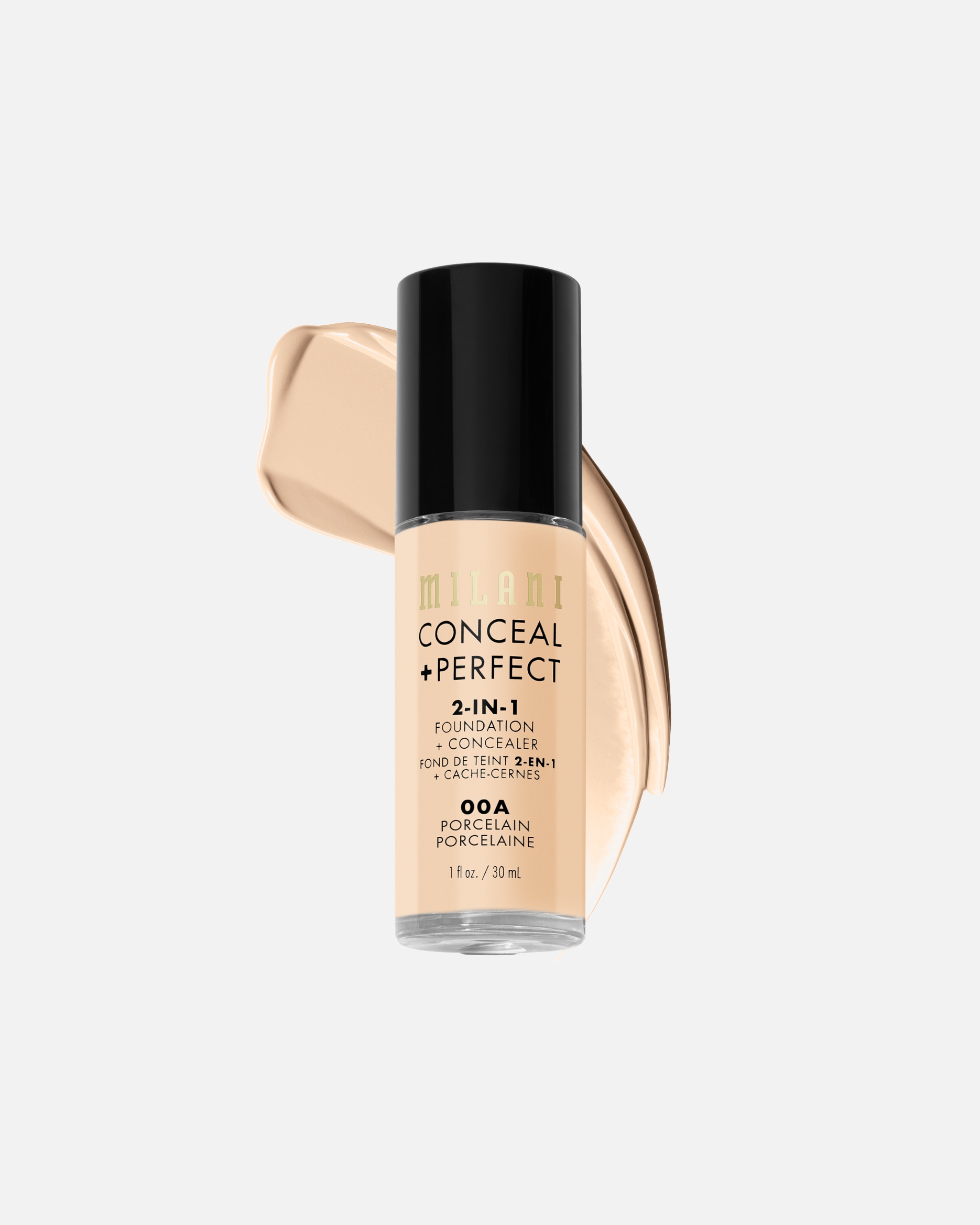 Foundation voor UnisexMilani2-in-1 Concealer +00A - Porcelain