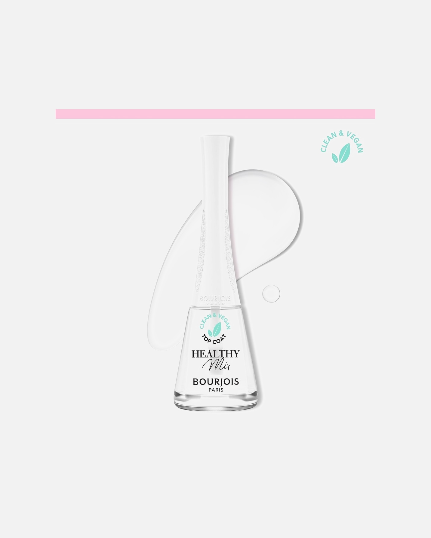 Vernis pour FemmeBourjoisHealthy Mix Vegan Nagellaktopcoat