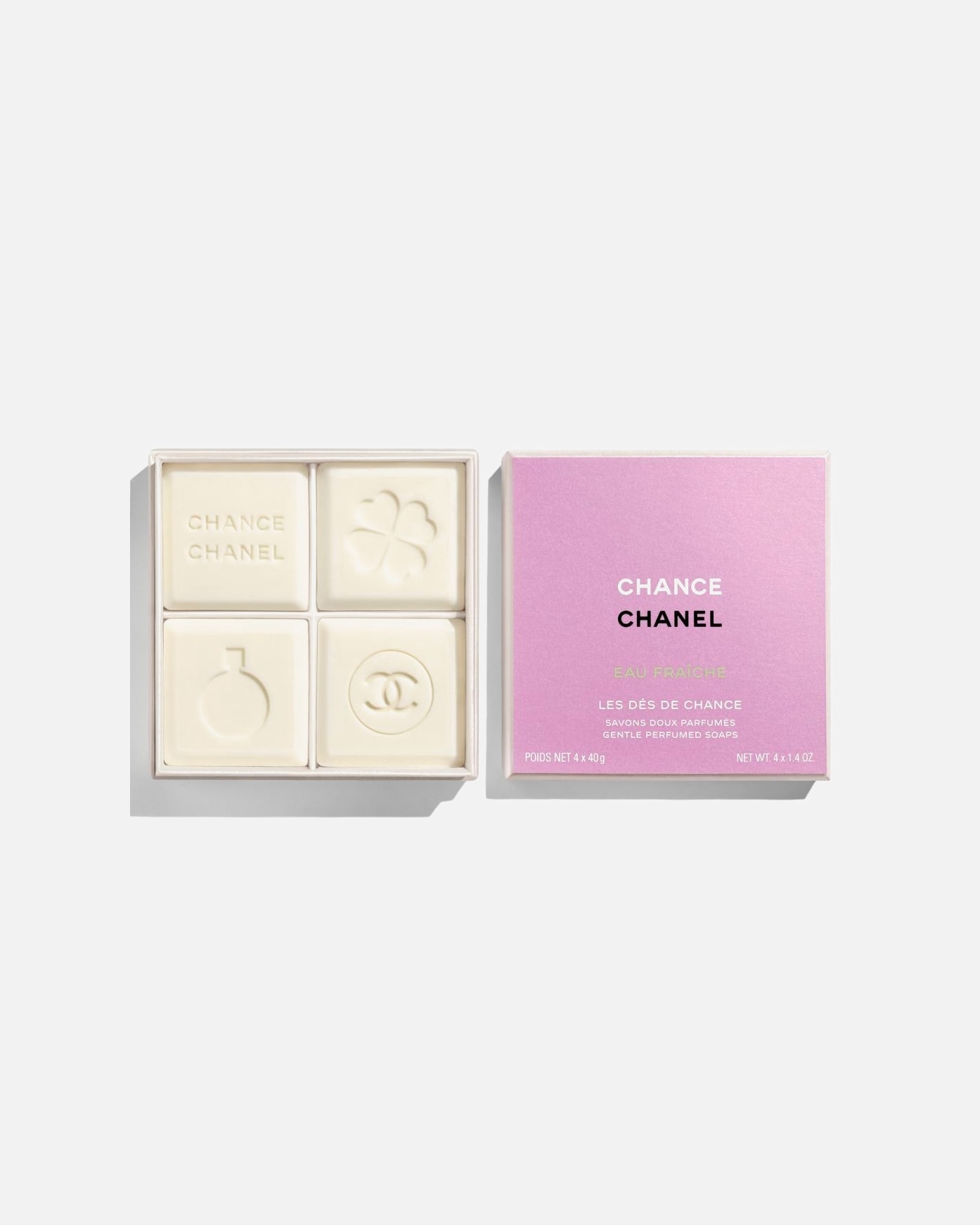 Savon pour les mains pour FemmeCHANELCHANCE EAU FRAÎCHELES DÉS DE CHANCE EAU FRAÎCHE ÉDITION LIMITÉE1 unité